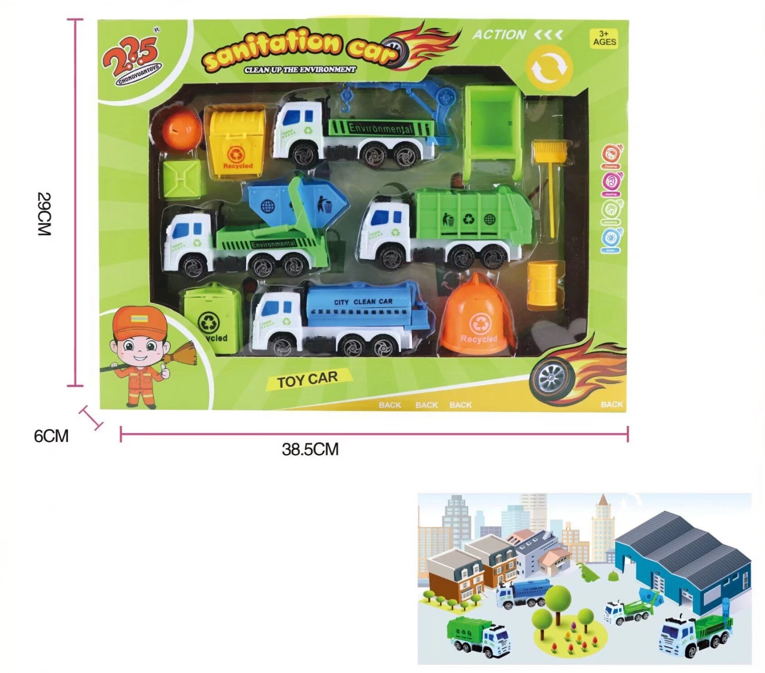 Set vozila za reciklazu 225-8829