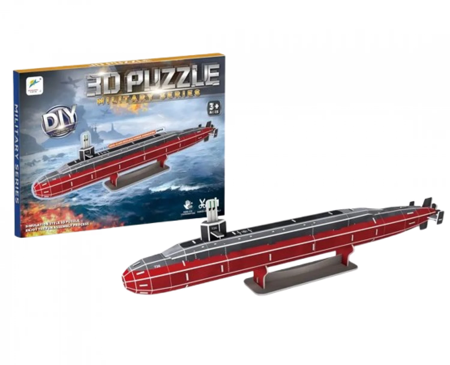 Slagalice 3D podmornica 168-B26