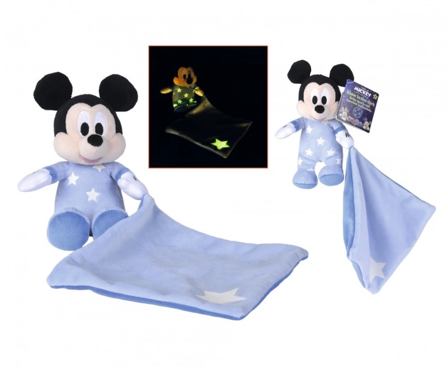 Disney - Mickey Mouse plis Glow in the Dark 6315870351