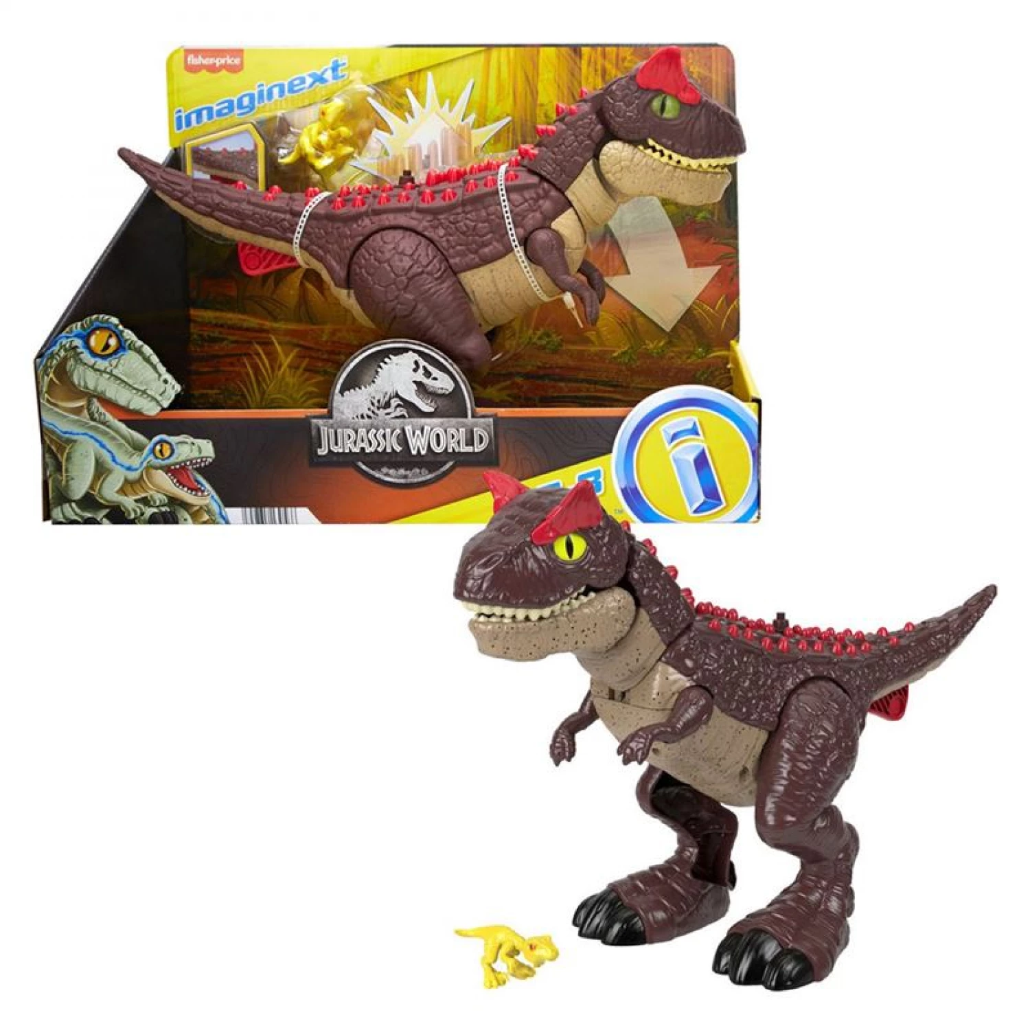 Jurassic World figura Carnotaurus 28cm HML42