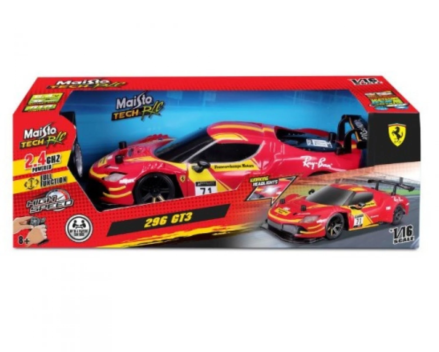 Maisto auto RC Ferrari 295GT3 1:16 582862
