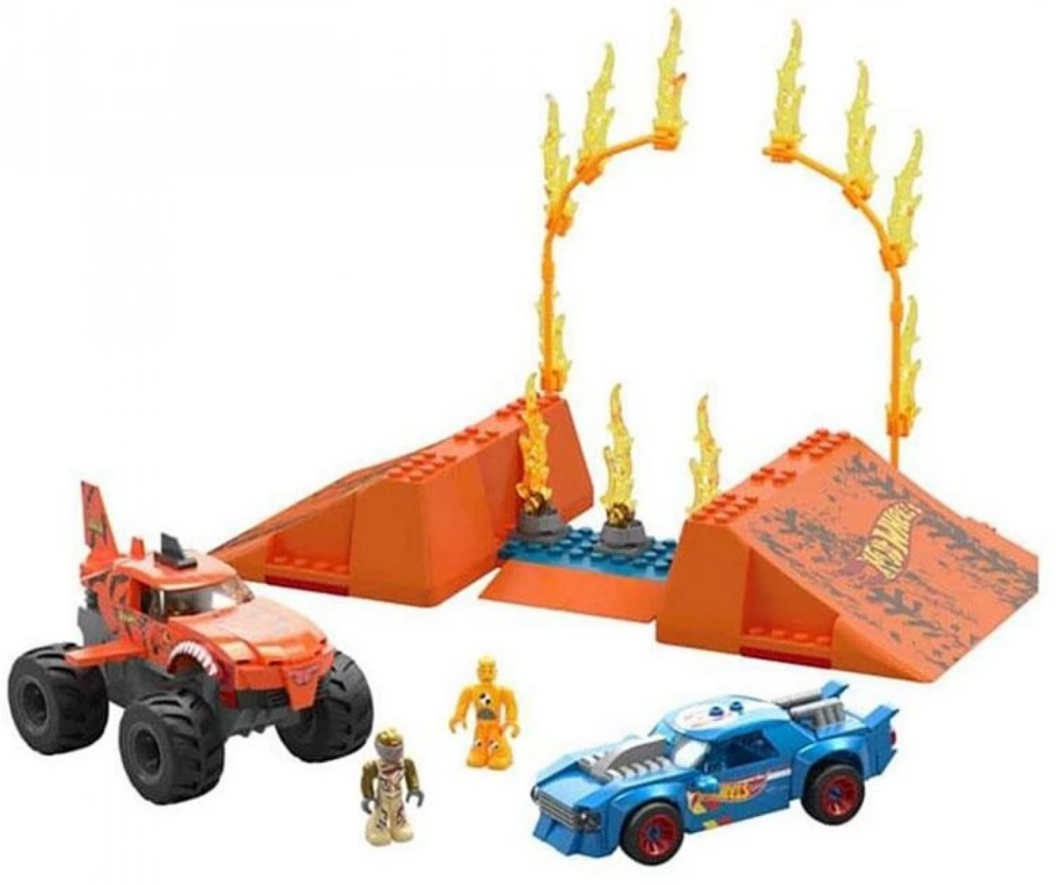 Hot Wheels auto Mega Monster Trucks Smash & Crash 245pcs HKF88