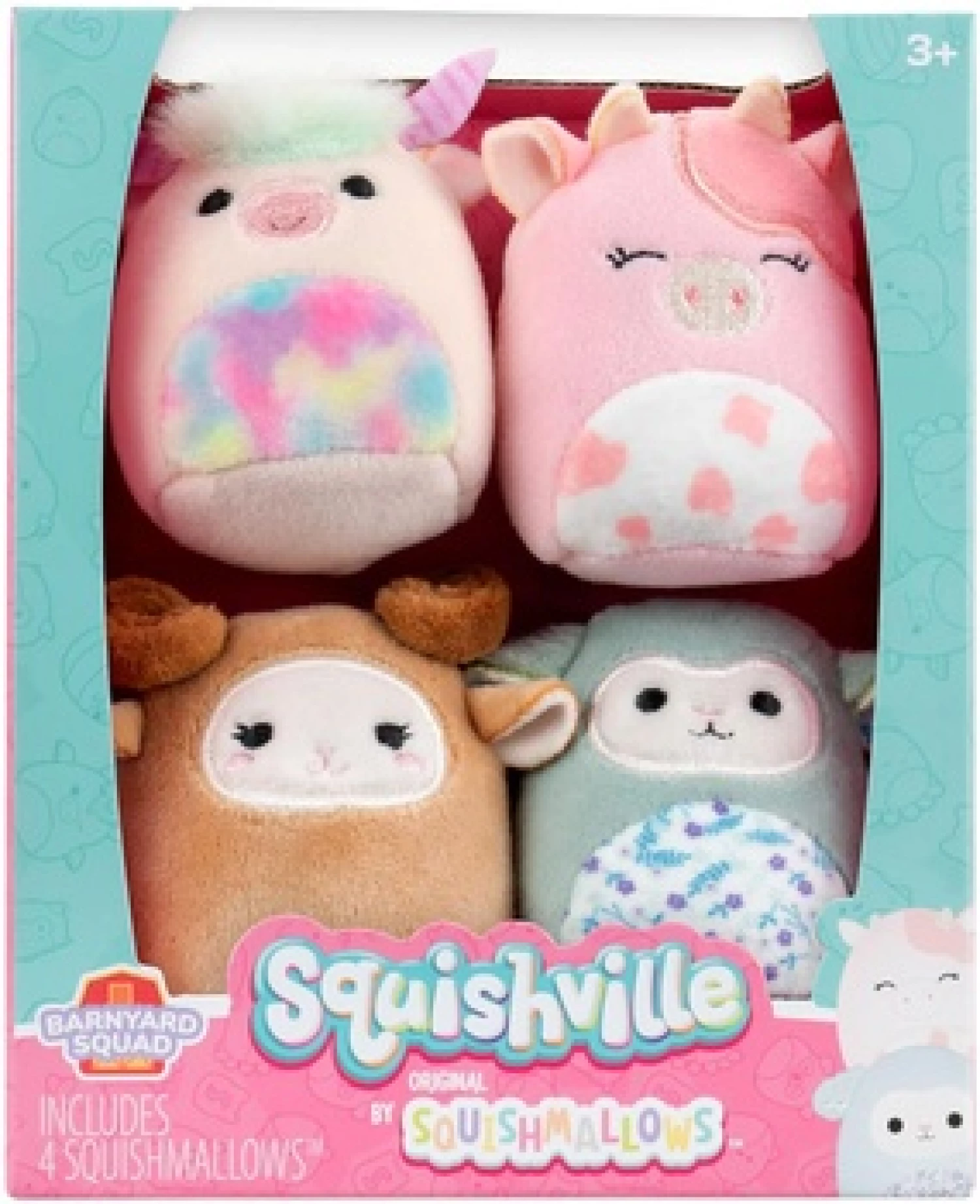 Squishmallows Barnyard Squad figure 4pcs SQM0506