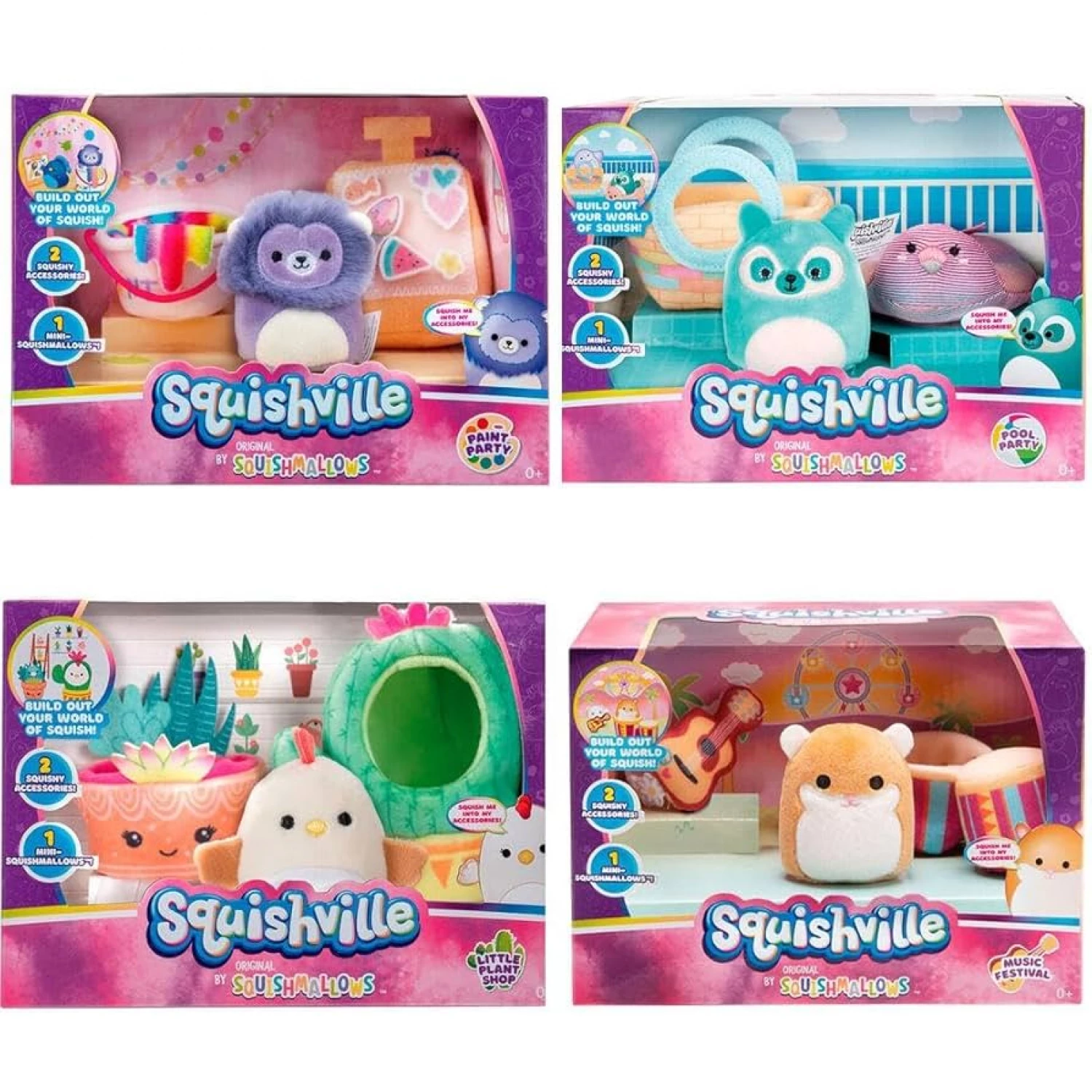 Squishmallows set Mini figure ass SQM0057R