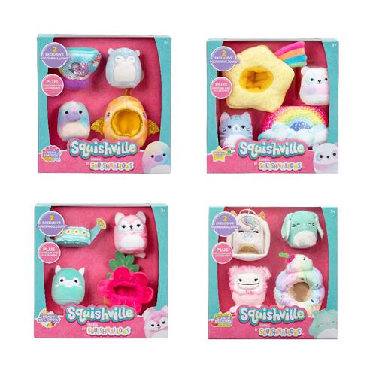 SQUISHMALLOWS SET MINI FIGURA