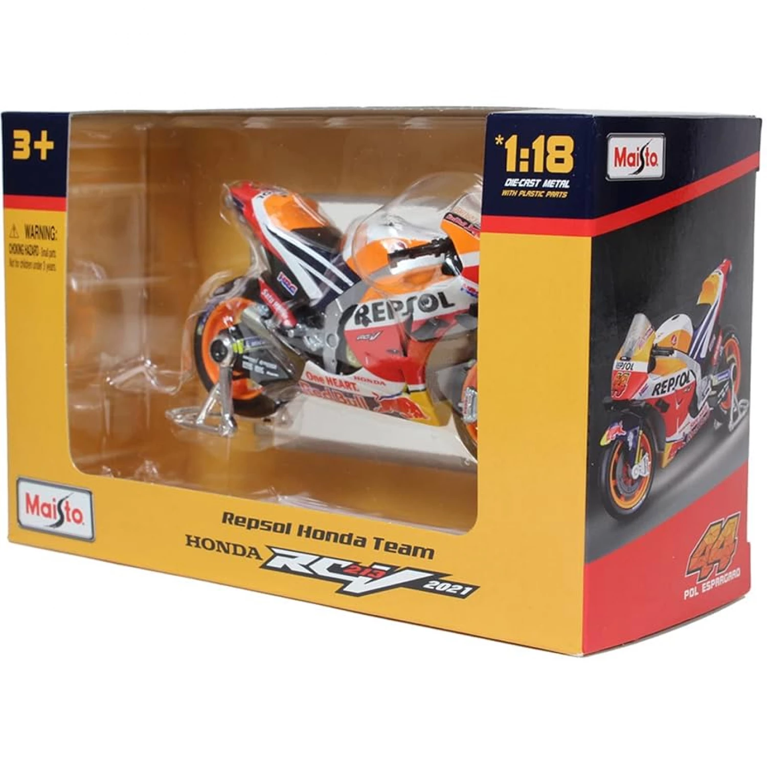 Maisto motor 1:18 Repsol Honda RC2 13 V 36372