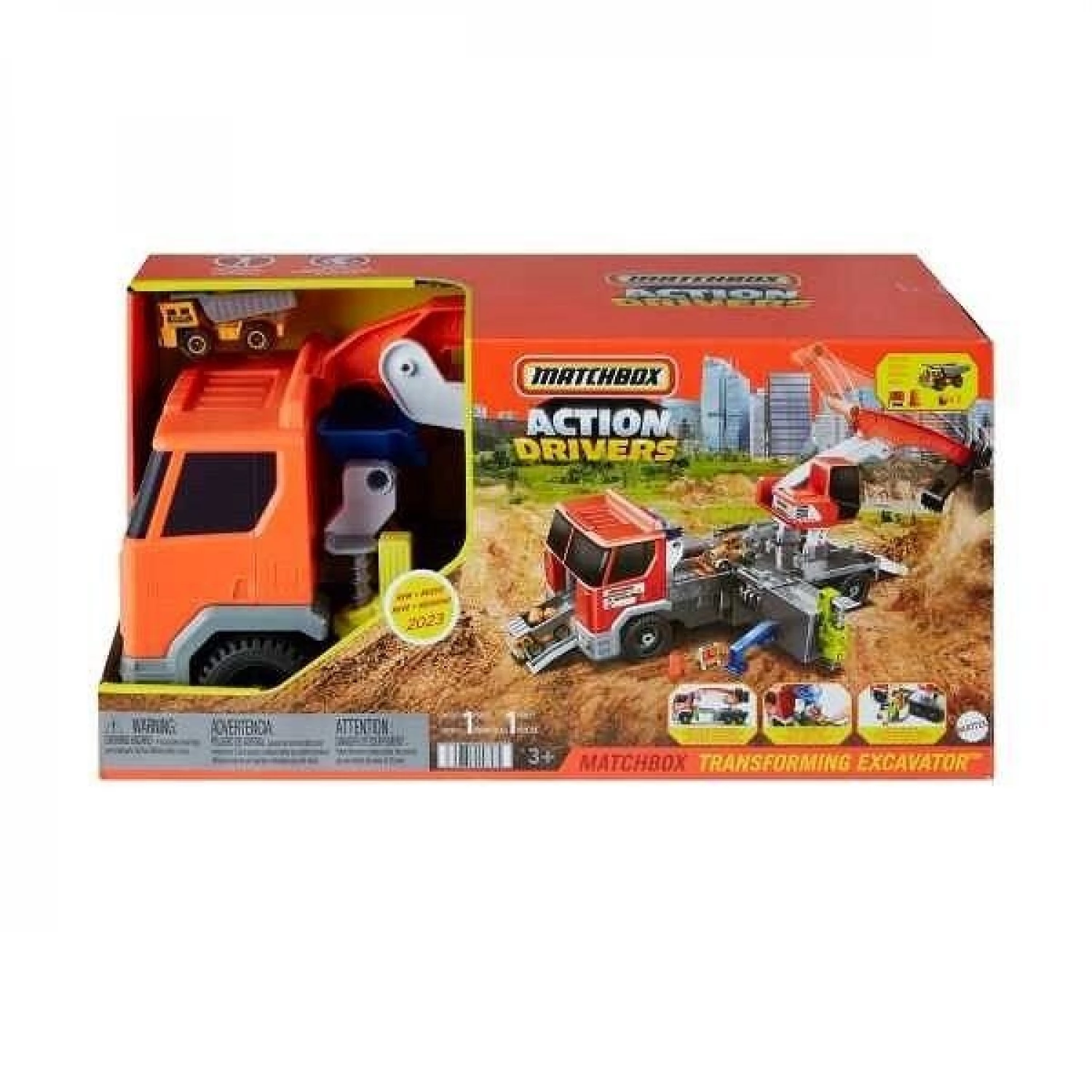 Matchbox kamion sa bagerom Action Drivers HPD64