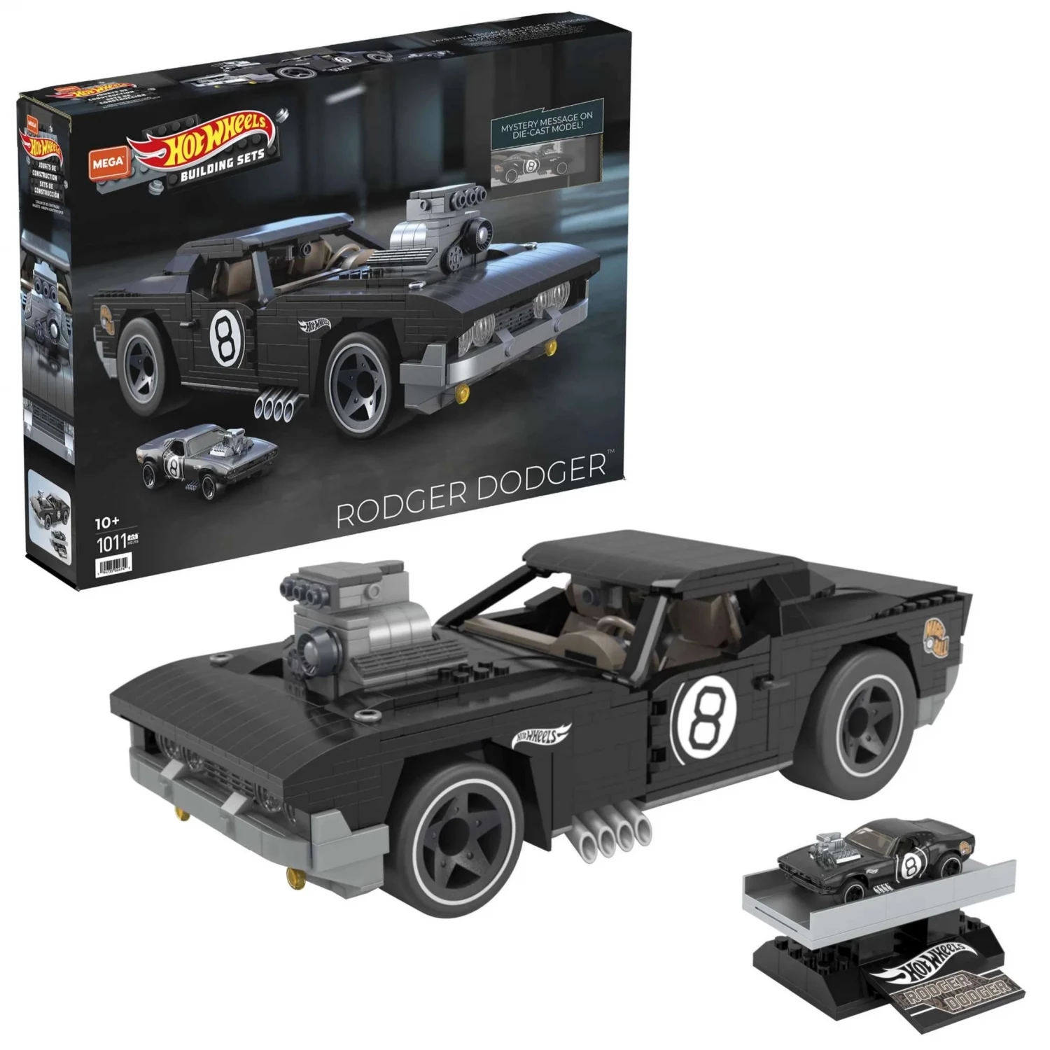Hot Wheels Mega konstruktor kocke Rodger Doge 1011pcs HBD50