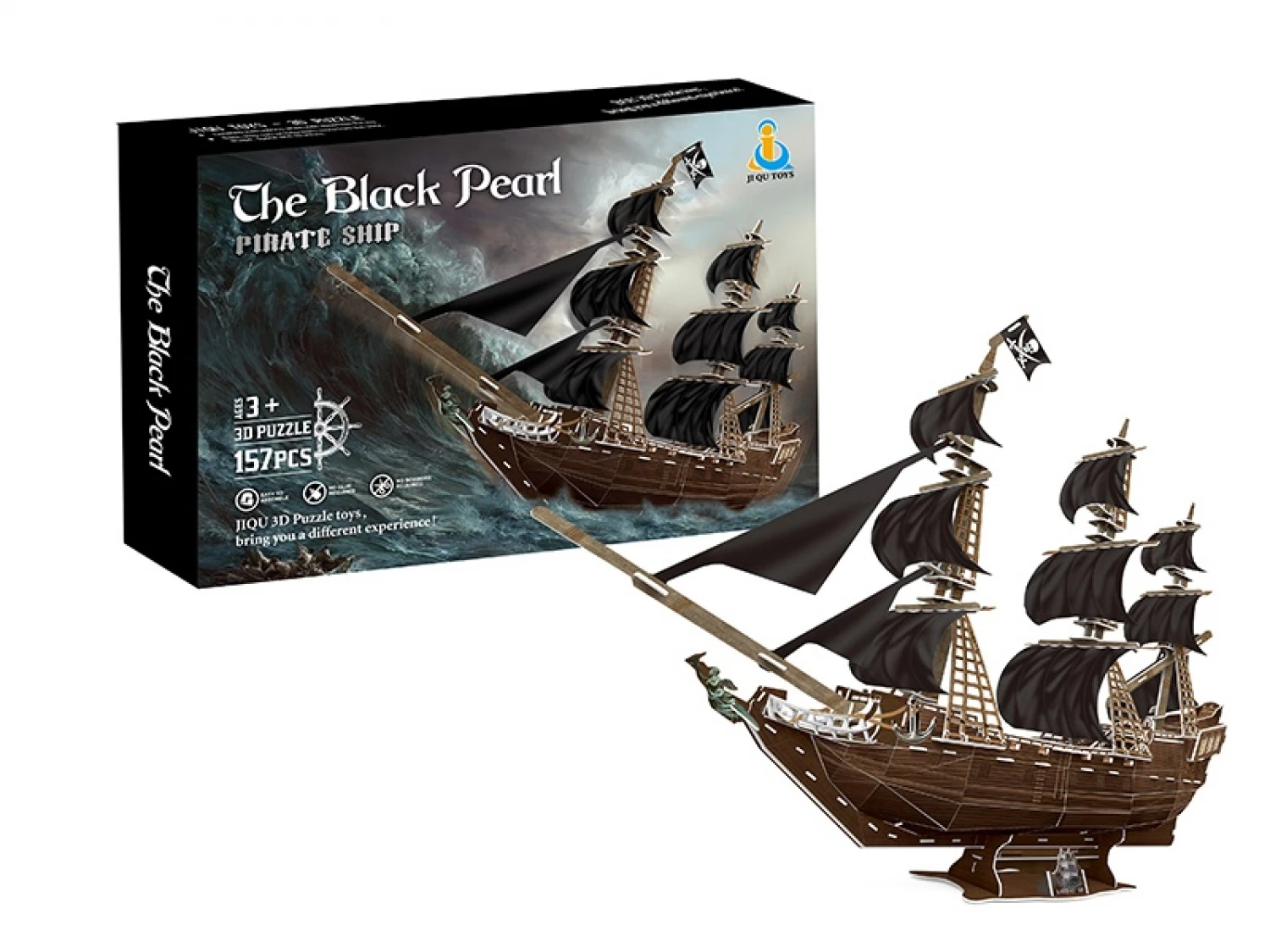 Slagalice 3D brod Black Pearl 168-D6