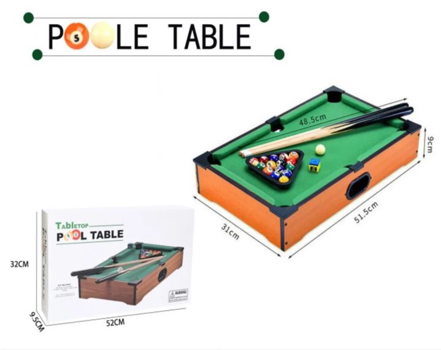 Drveni bilijarski sto 5190