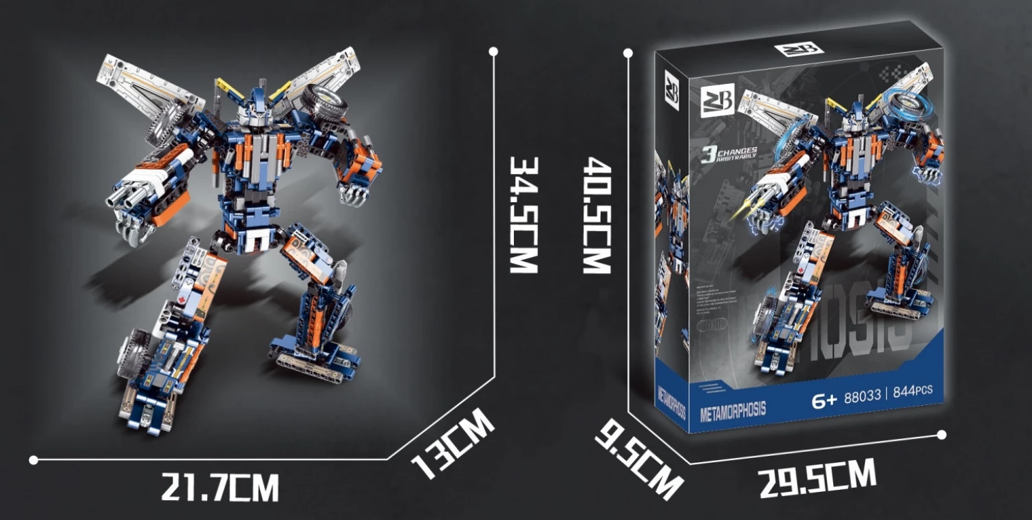 Konstruktor kocke Transformer 844pcs 88033A
