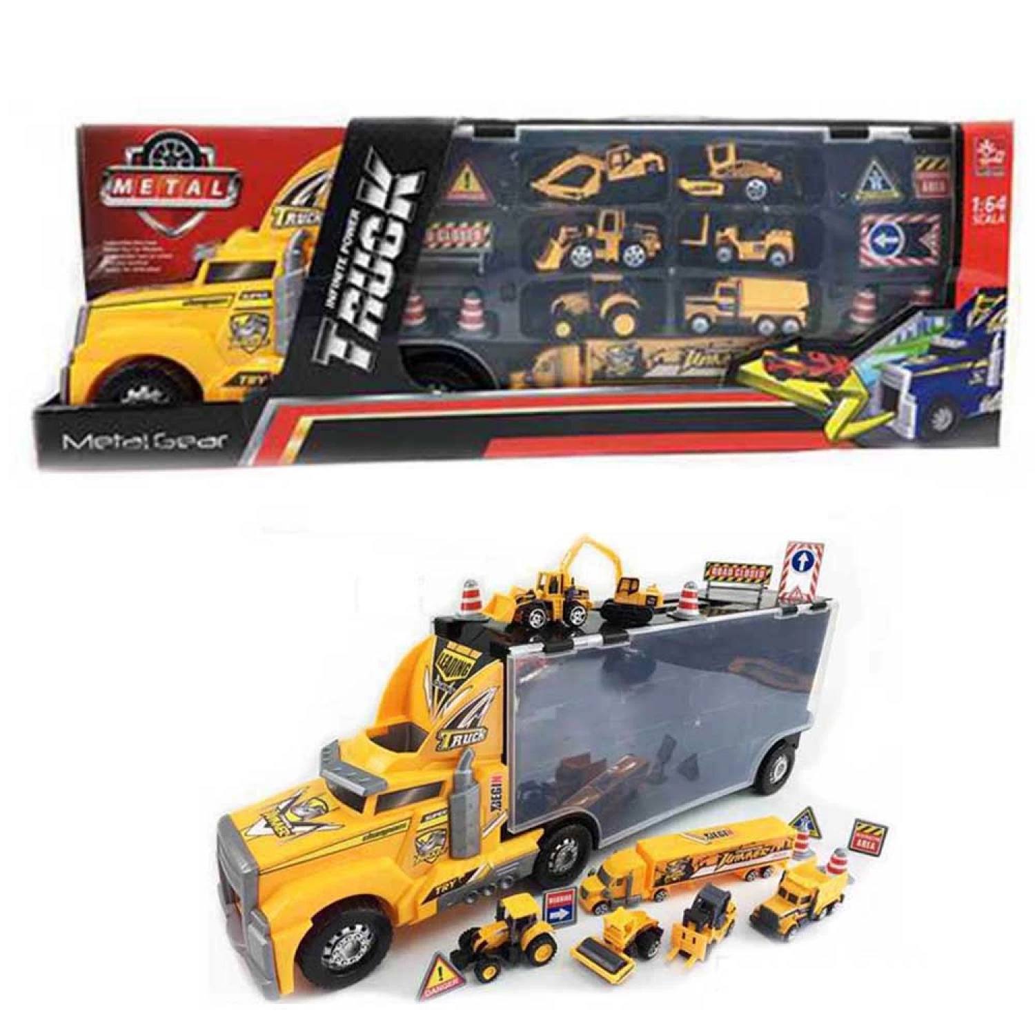 Set kamion sa masinama 1:64 SQ80623-1