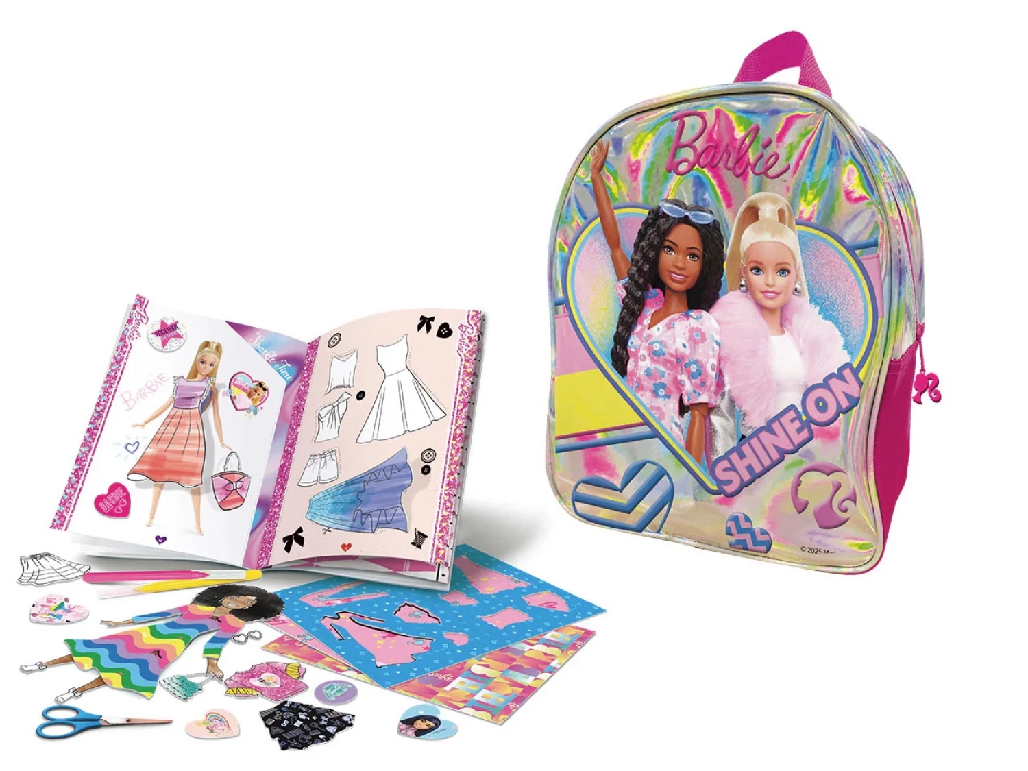 Barbie Edukativni ranac Fashion Colouring Lisciani 112043