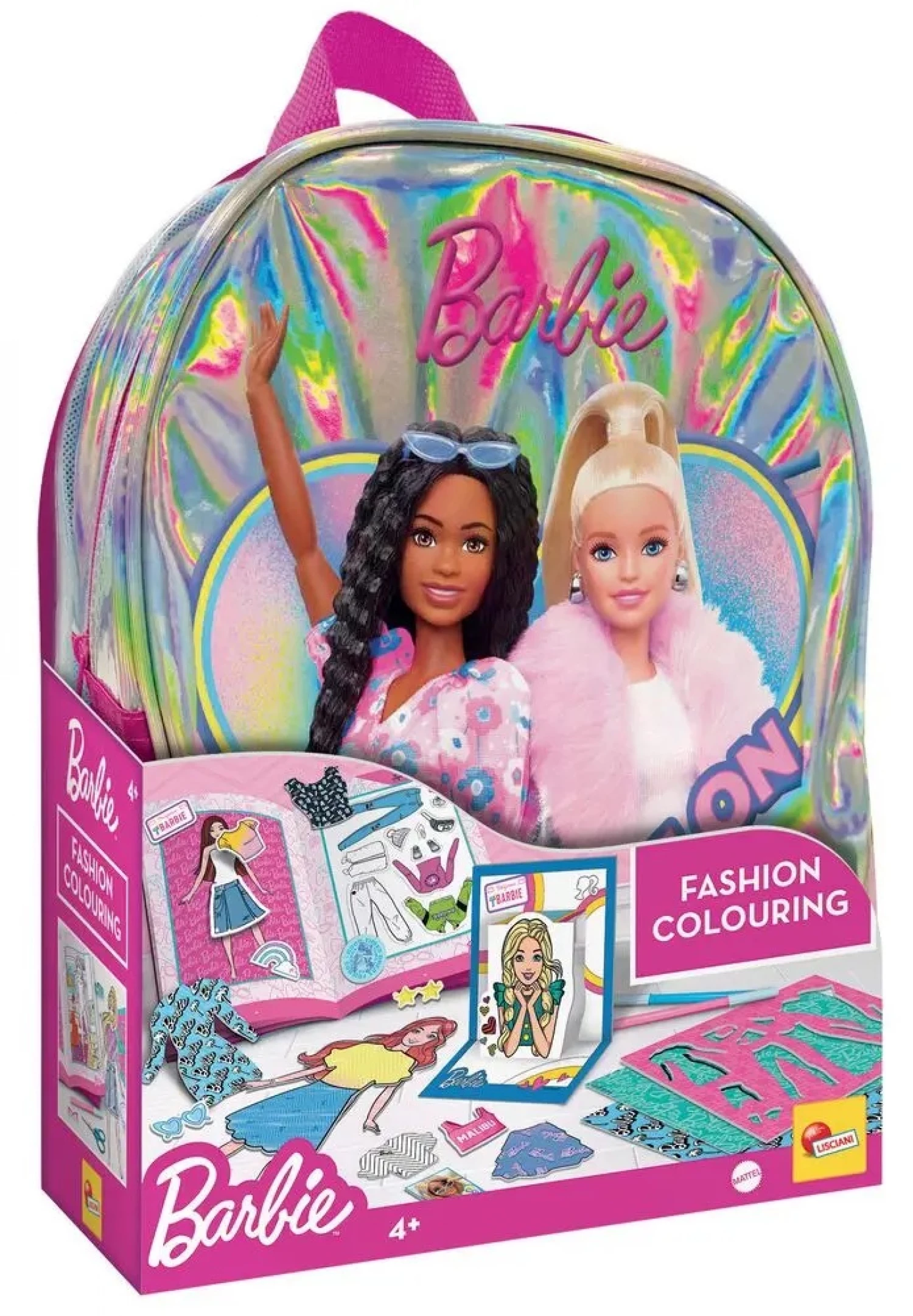Barbie Edukativni ranac Fashion Colouring Lisciani 112043