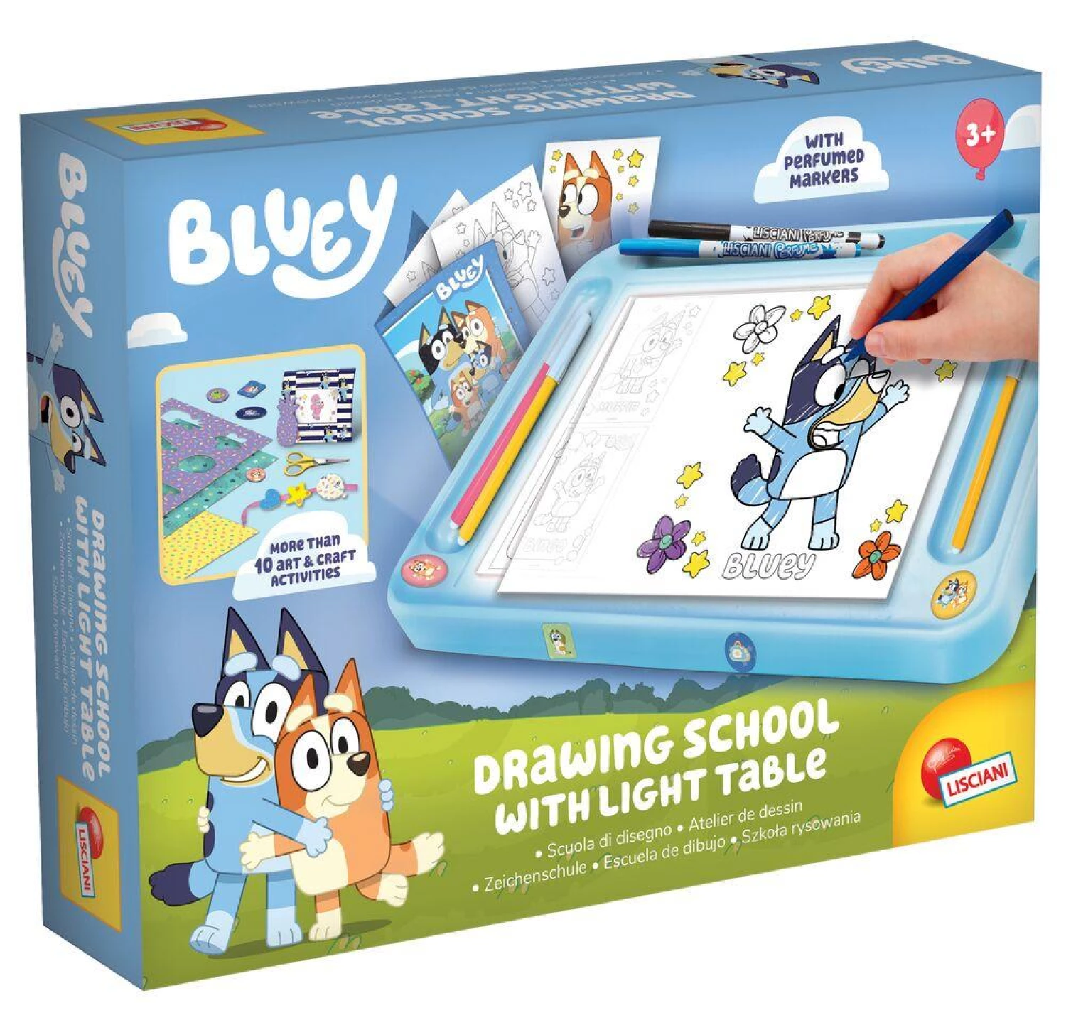 Bluey edukativna tabla sa svetlom Lisciani 110681