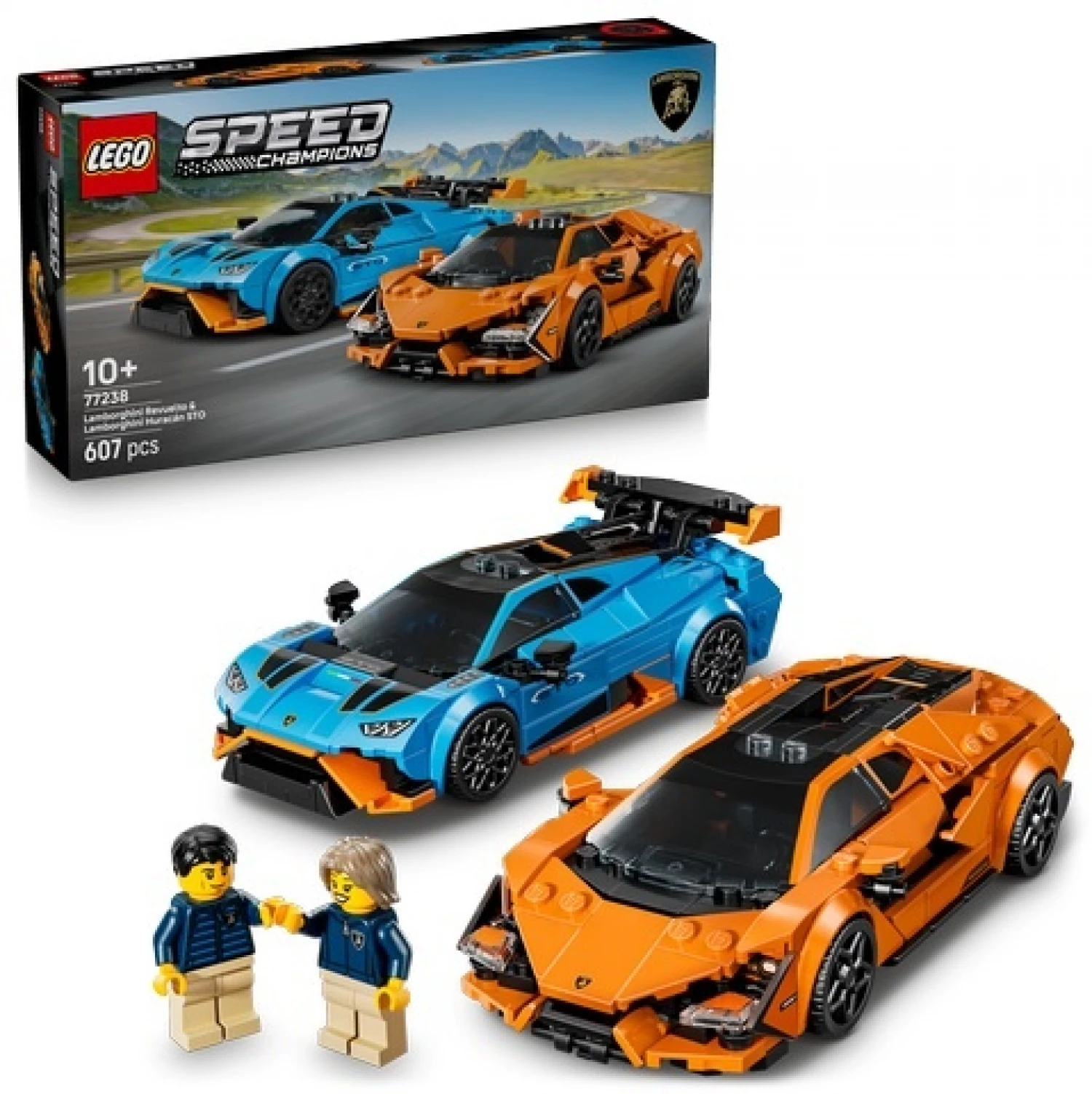 LEGO SPEED CHAMPIONS LAMBORGHINI REVUELTO AND HURACANE