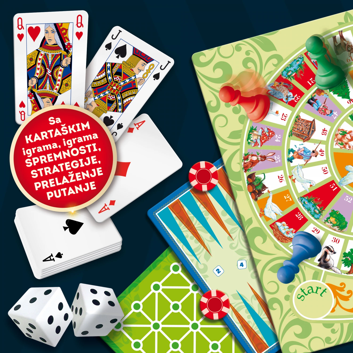 Drustvene igre SR Ludoteka 100 drustvenih igara Lisciani RS68791
