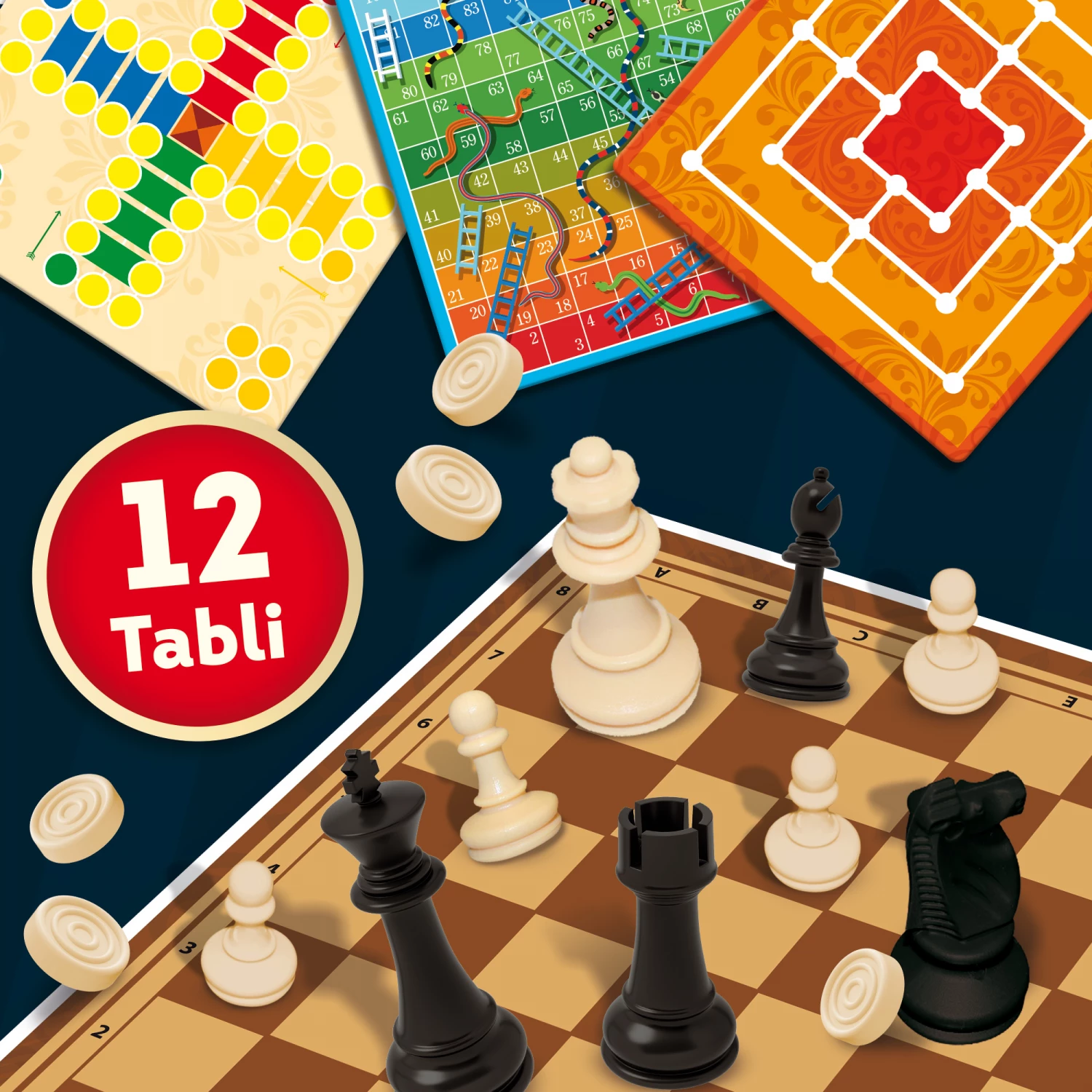 Drustvene igre SR Ludoteka 100 drustvenih igara Lisciani RS68791