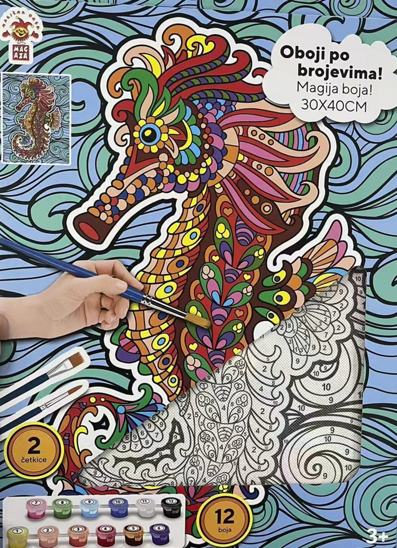 Paint by number Morski konjic 2506