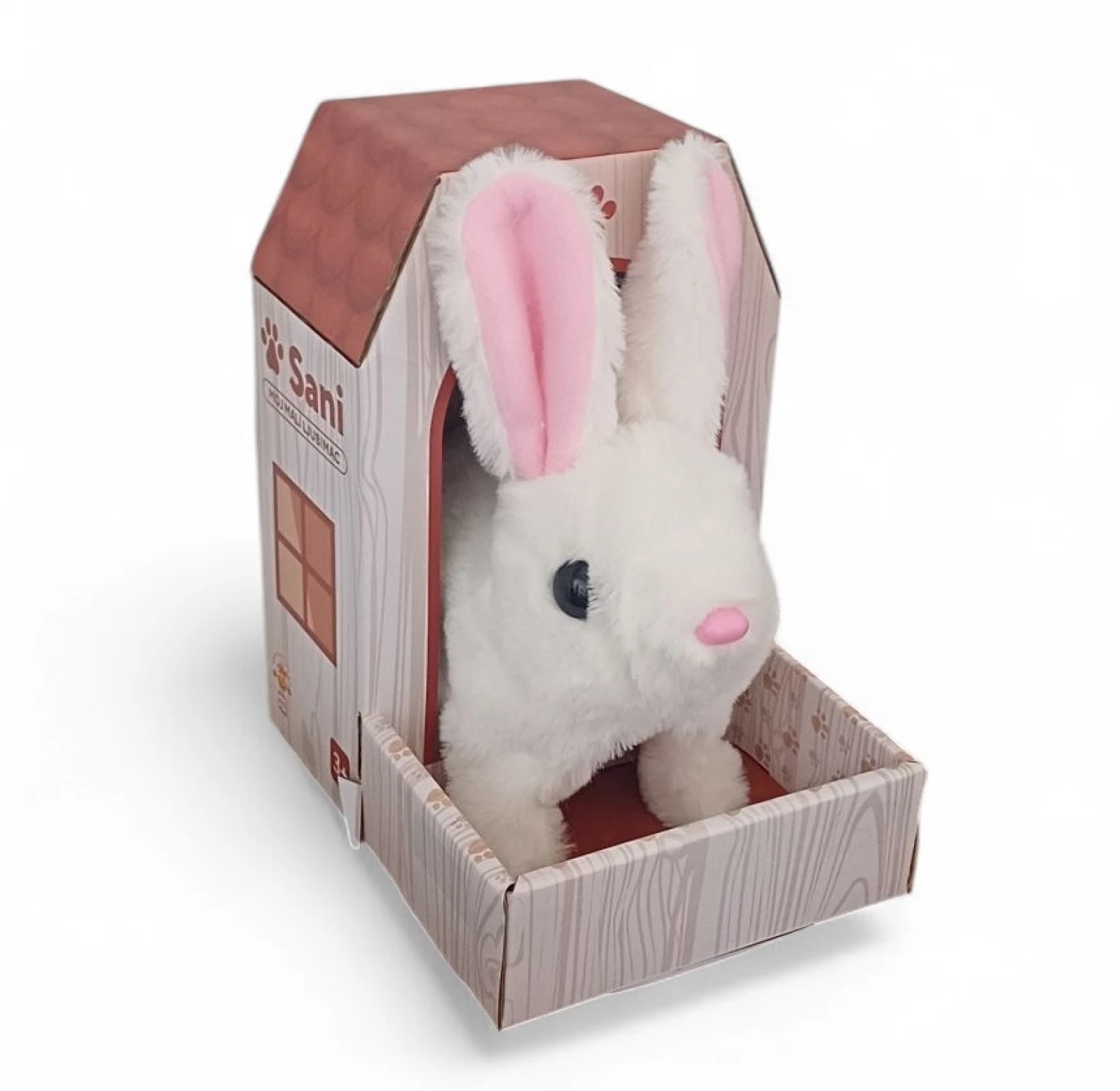 Plisani zec Beli R8217