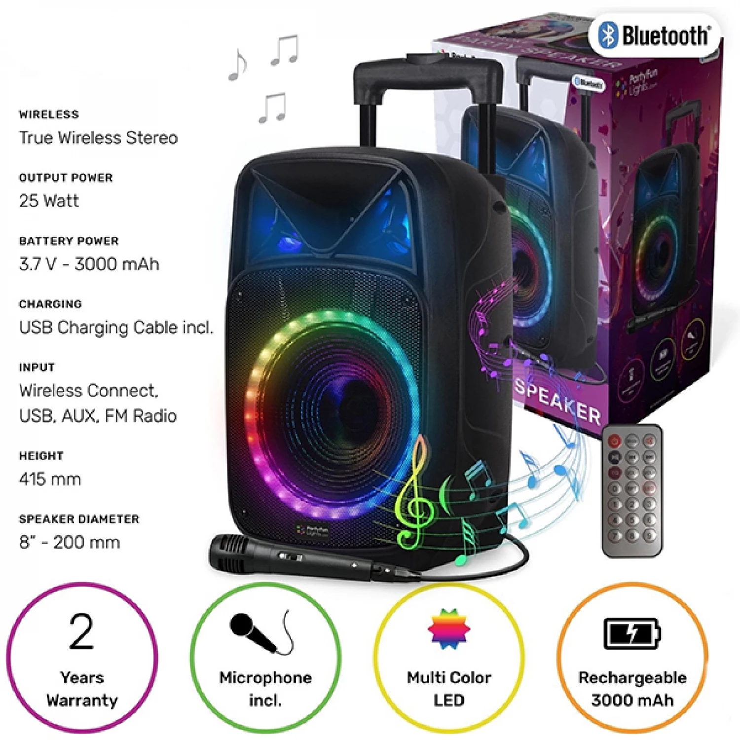 Karaoke Speaker Party zvucnik 86448