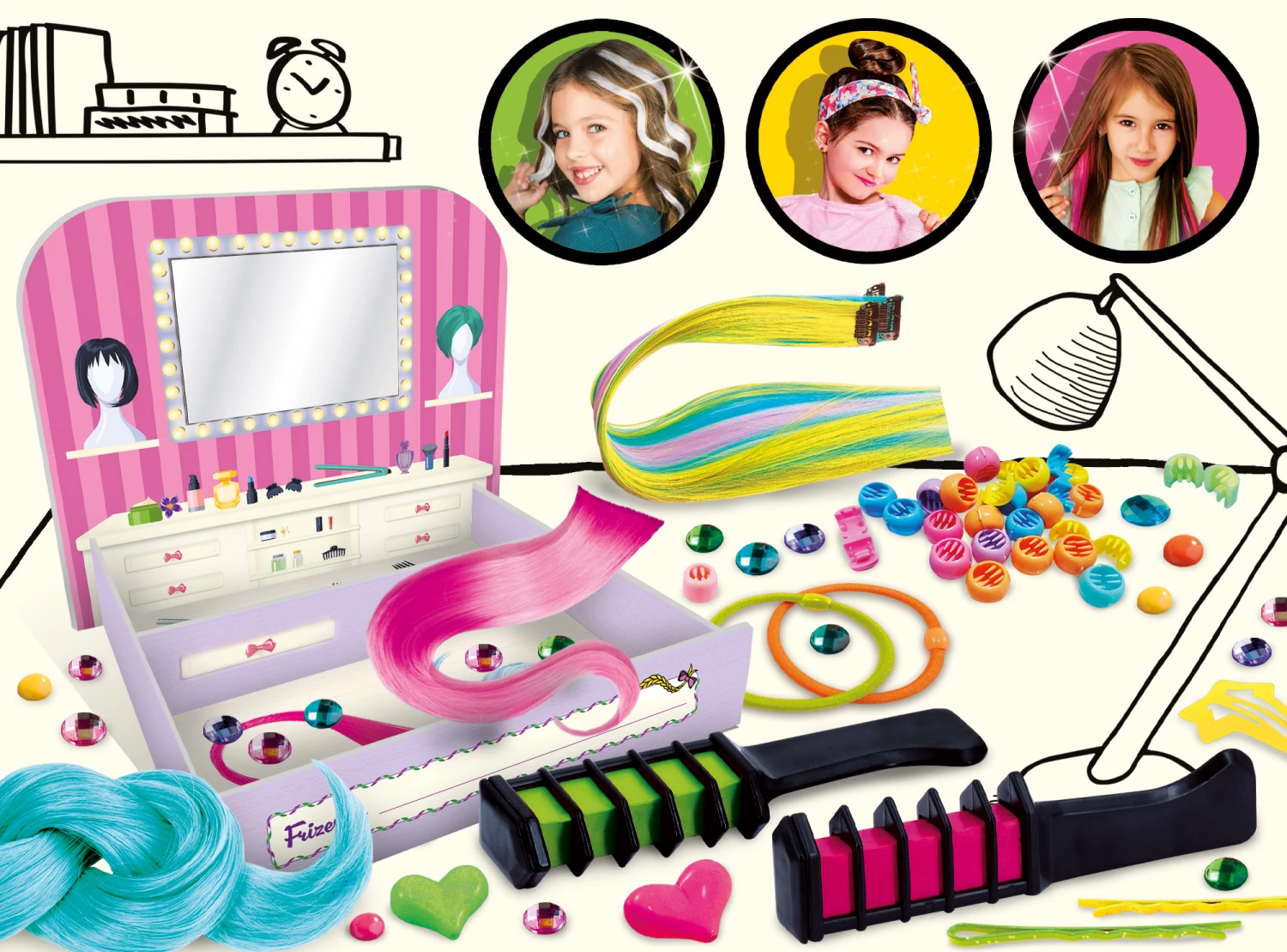 Mali Genije set Laboratorija za frizure RS97340