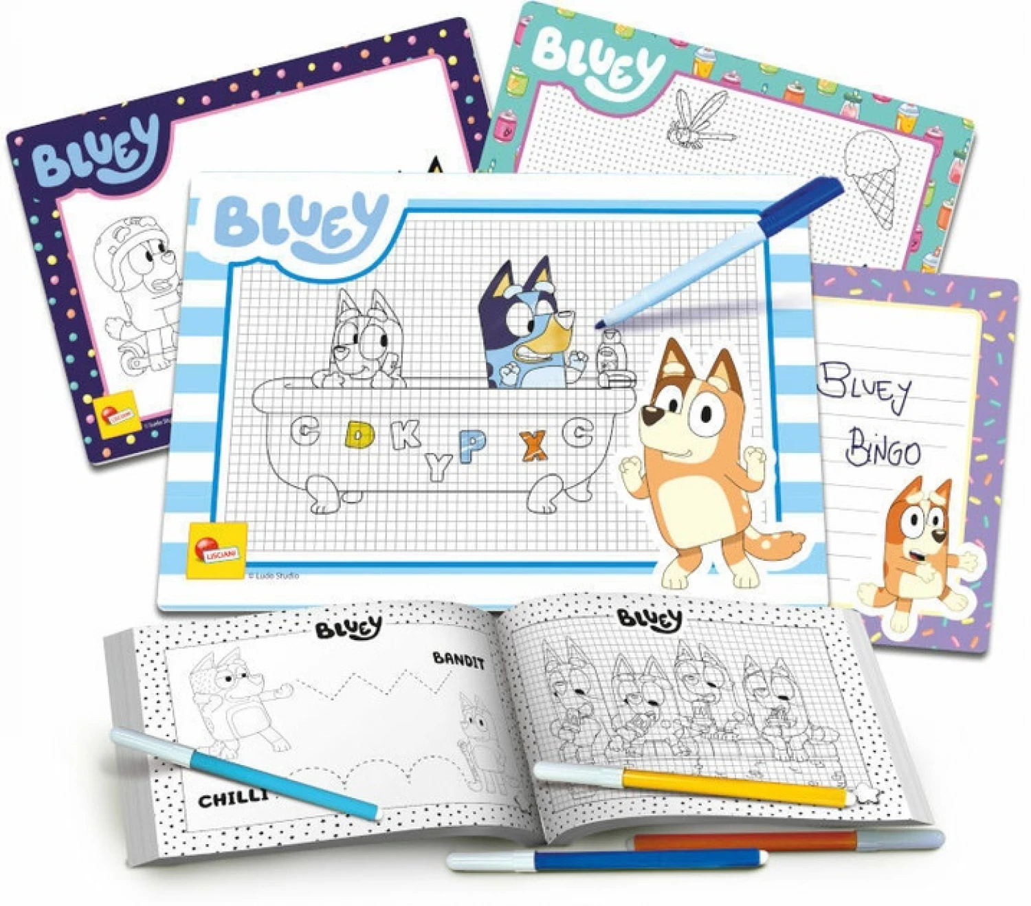 Bluey edukativin set skola crtanja 99382