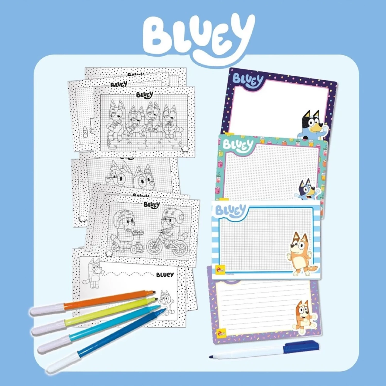 Bluey edukativin set skola crtanja 99382