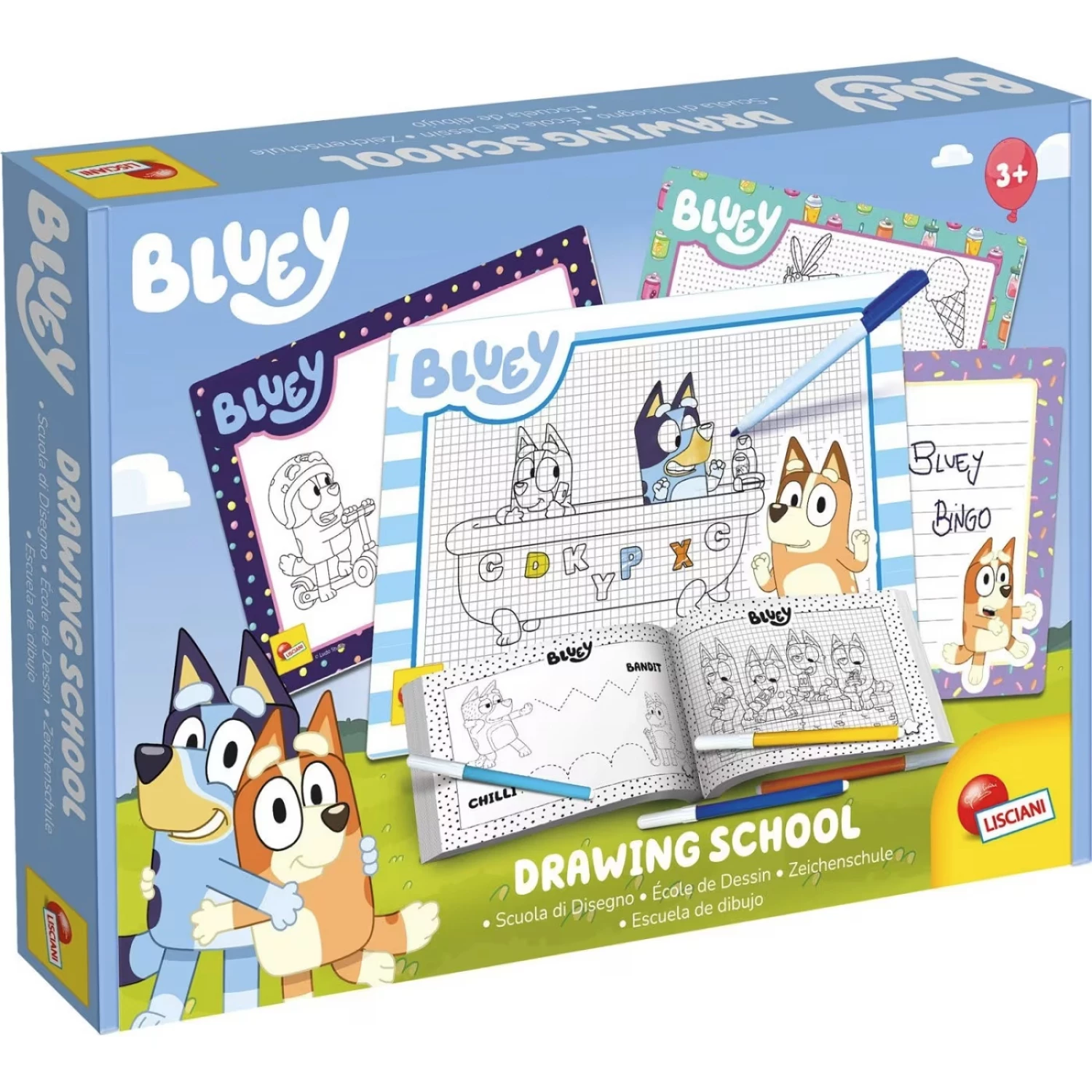 Bluey edukativin set skola crtanja 99382