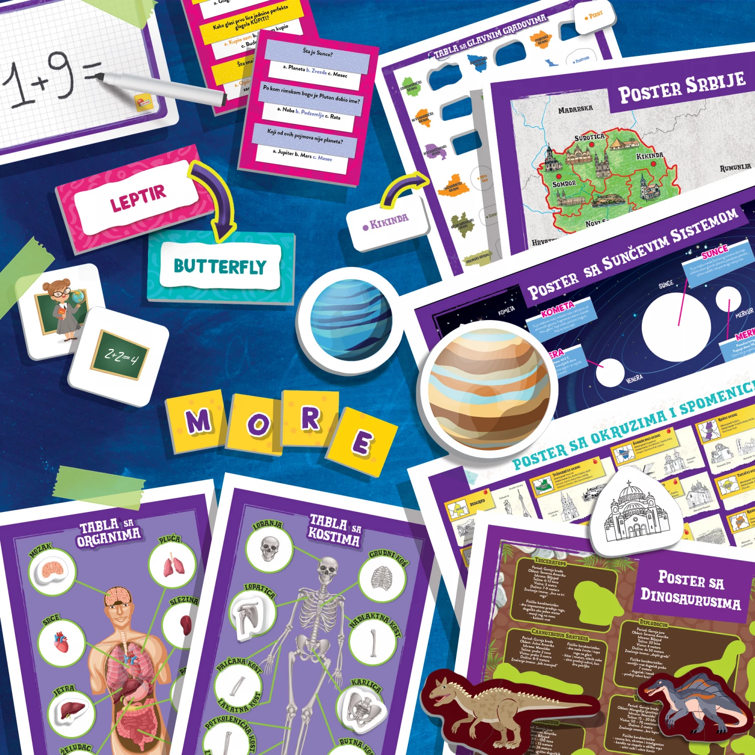 Mali genije SR set 50 edukativnih igrica Lisciani RS107421