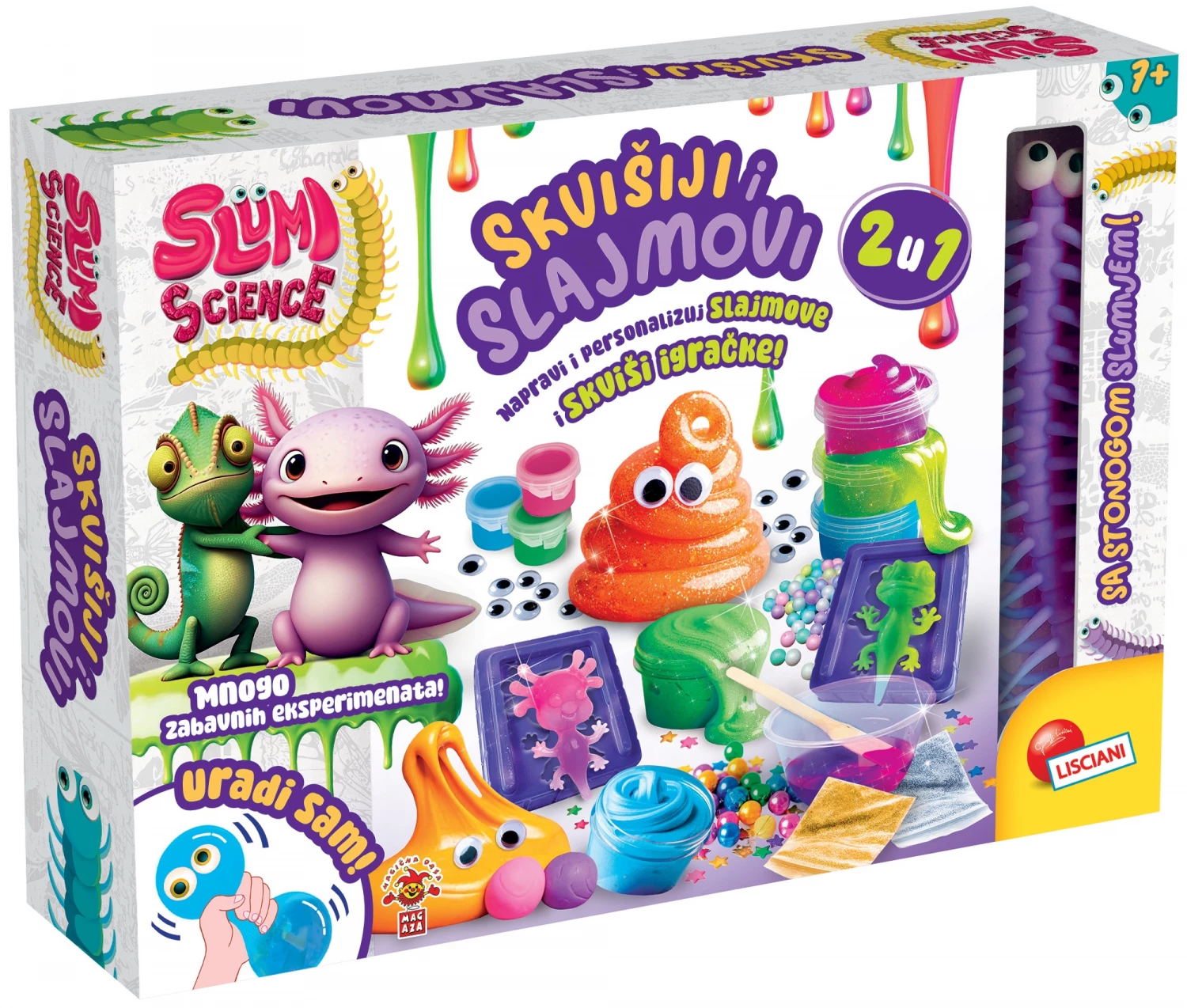 Set SR nauka o ljigavcima i slajmovima Lisciani RS110360