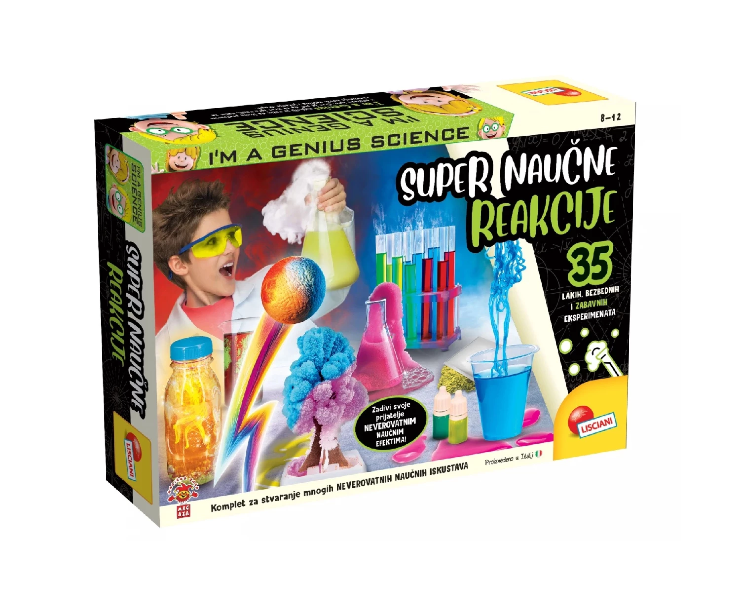 Mali genije SR edukativni set Super reakcije Lisciani RS107469