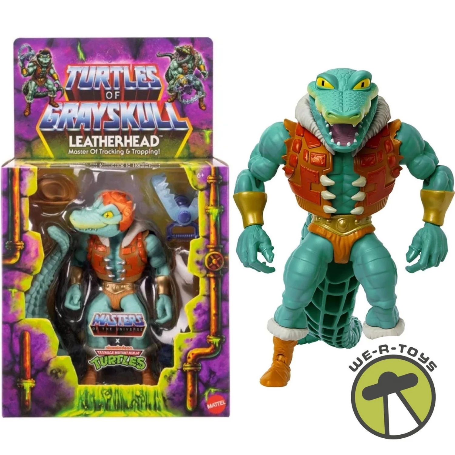 Nindza kornjace figura Turtles of Grayskull Leatherhead HTH27