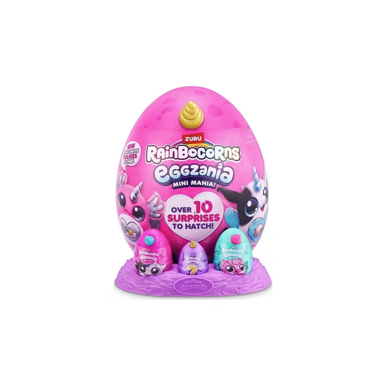 Rainbocorns Eggzania Mini Mania! figure ass 9296