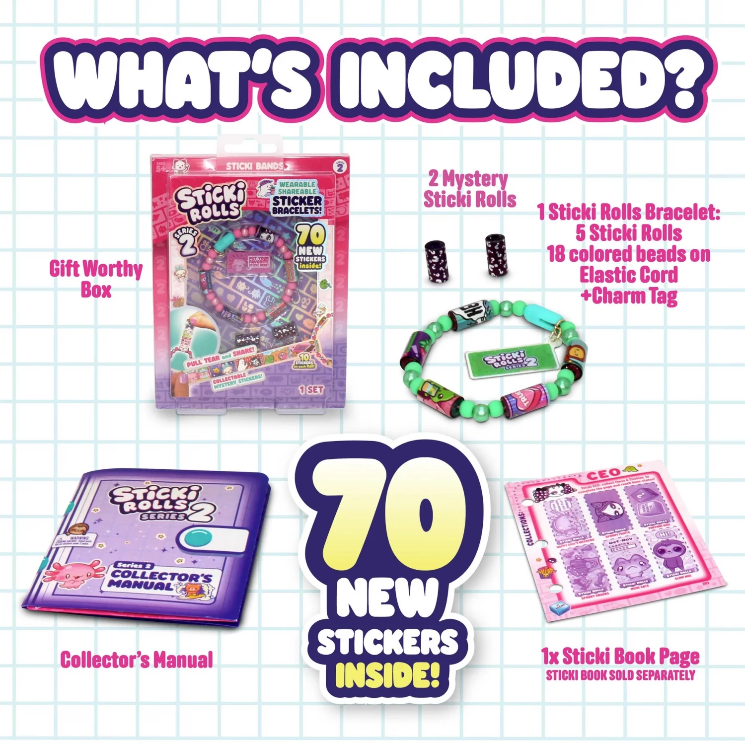 STICKI ROLLS NARUKVICA SINGLE SET