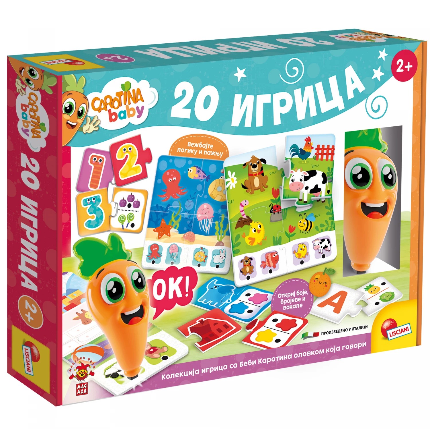 Carotina Baby SR 20 edikativnih igara Lisciani RS110001