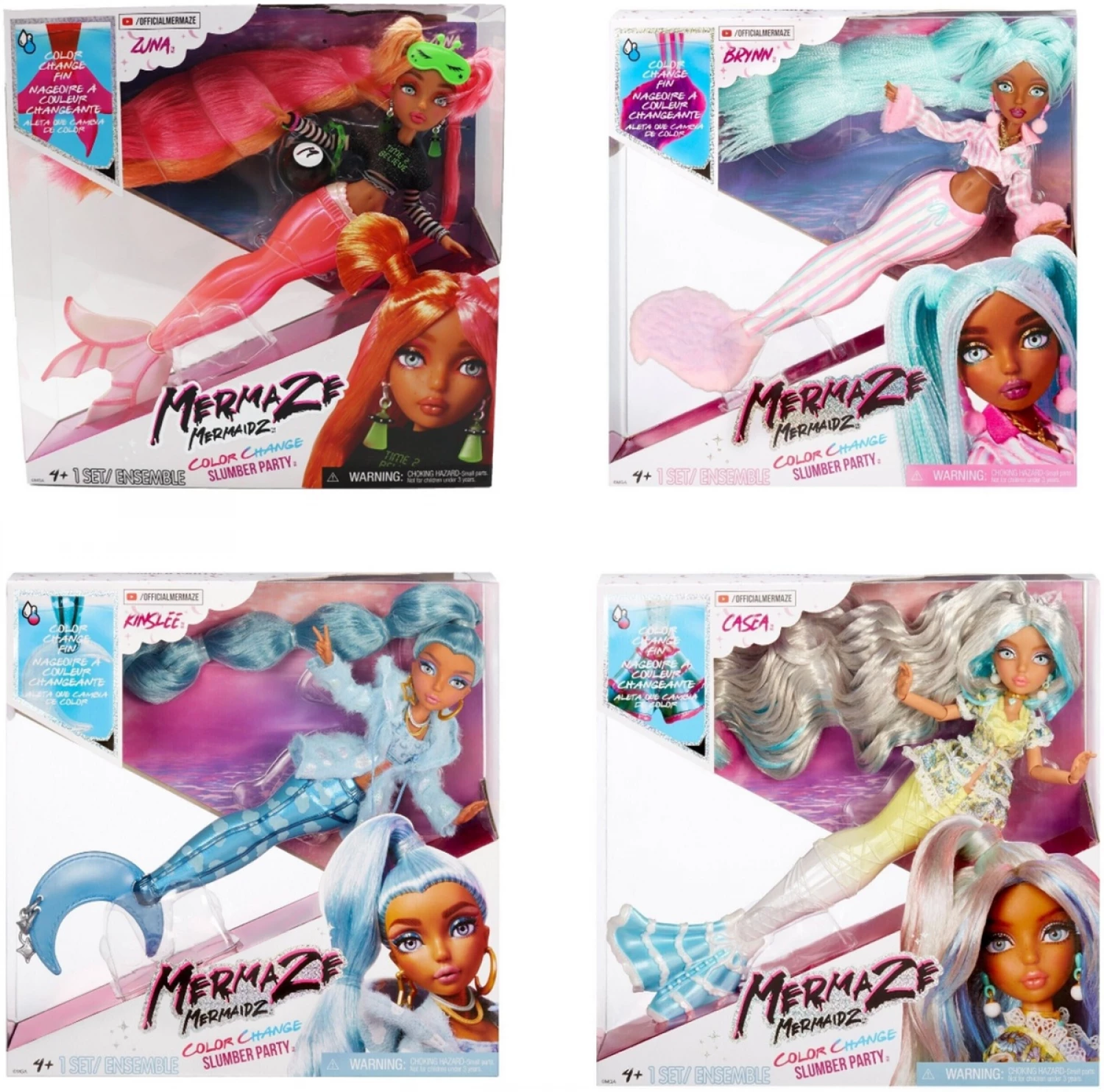 Mermaze Mermaidz lutka Slumber Party Colour Change 5ass 585145C3