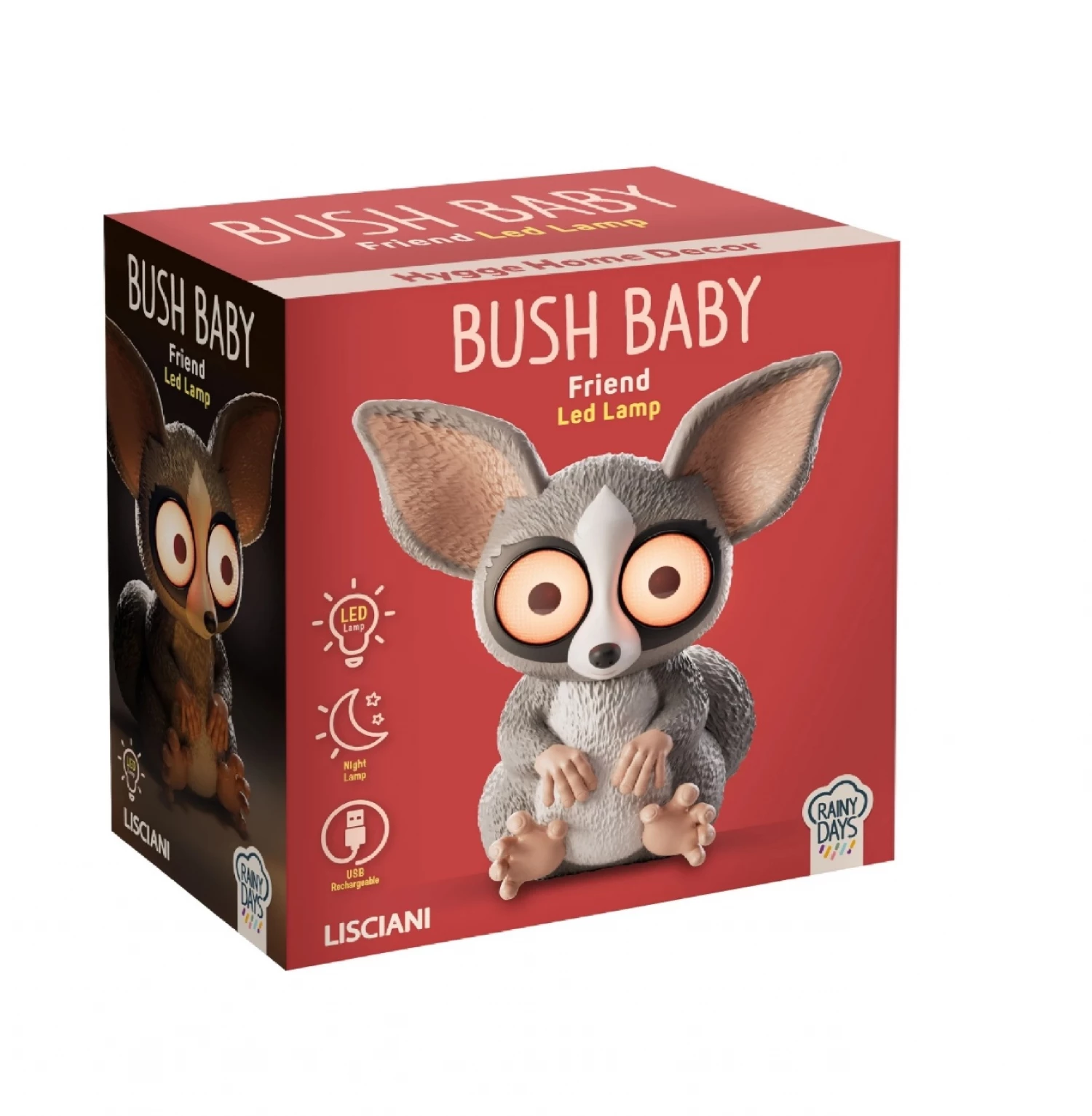 RAINY DAYS BUSHBABY Led lampa Lisciani 113583