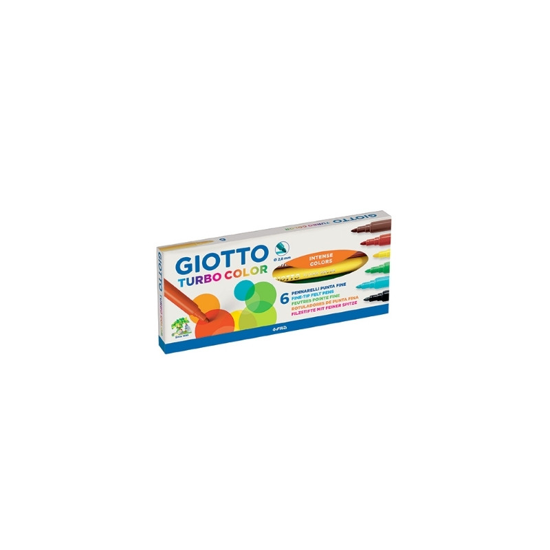 GIOTTO Turbo Magic 7+1 Buntstifte – Vorgespitzt, Für Kinder