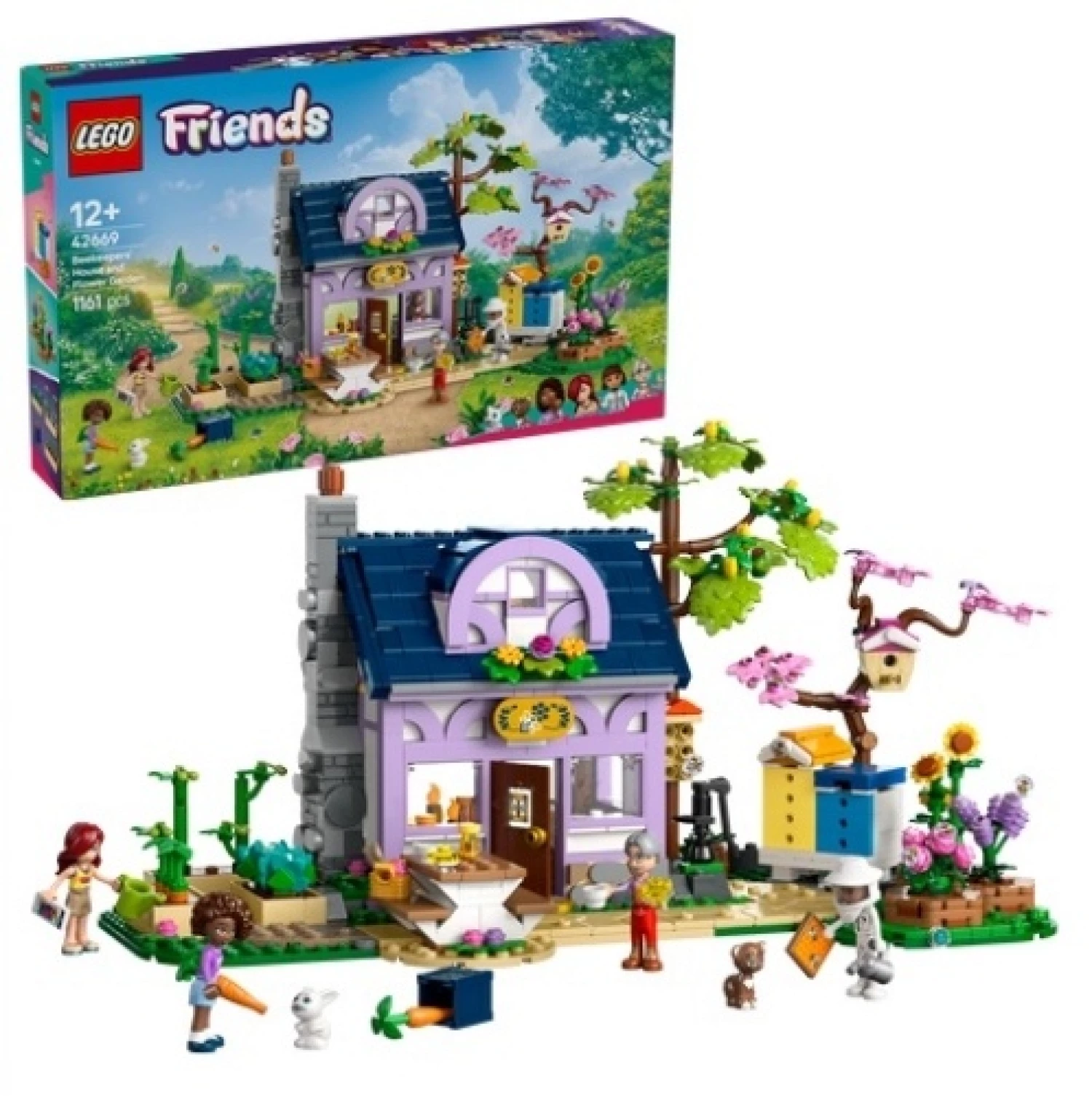 LEGO FRIENDS BEEKEEPERS HOUSE AND FLOWER GARDEN