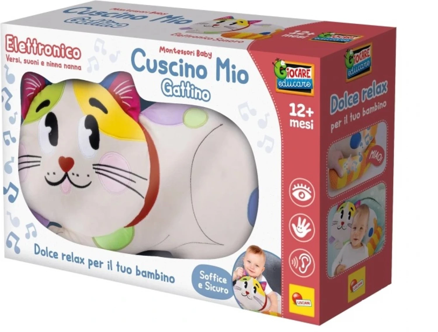 Montessori Baby jastuk Cuscino Mio Gattino