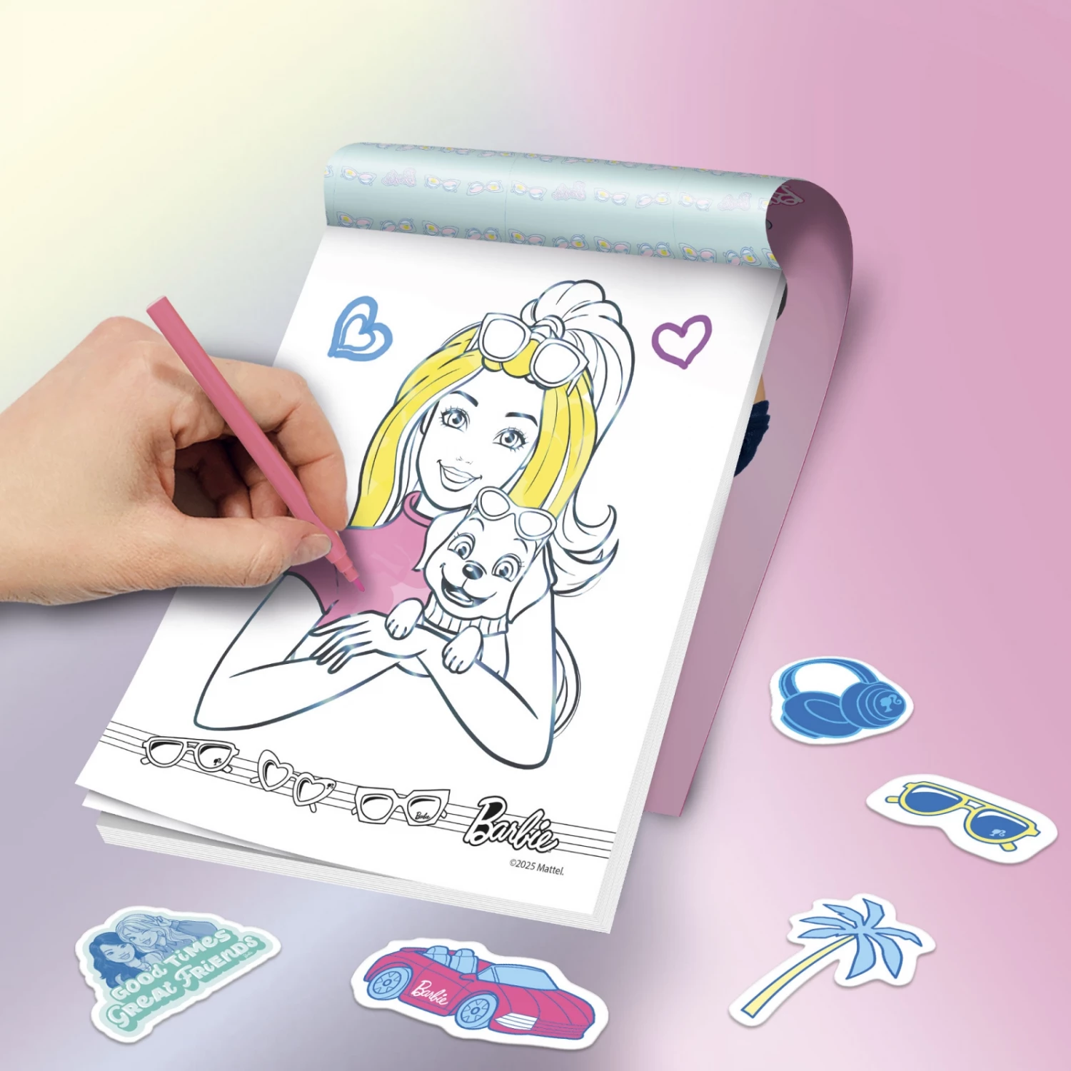 Barbie notes sketchbook make it sparkle! Lisciani 13201