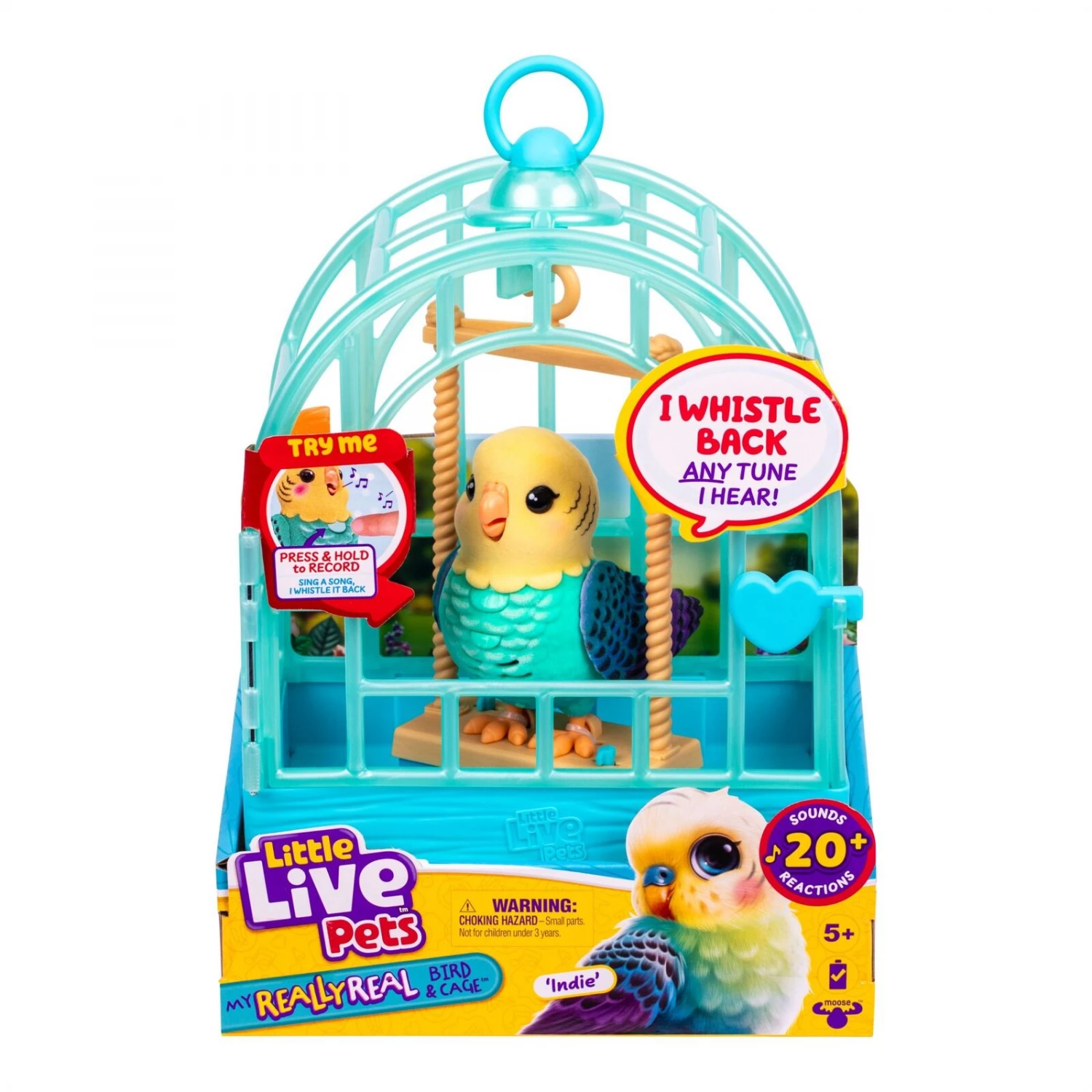LITTLE LIVE PETS  PTICICA I KAVEZ SET