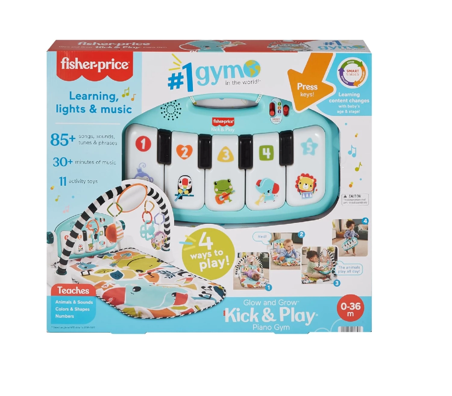 Fisher Price podloga Musical and Light Up Piano HWY56