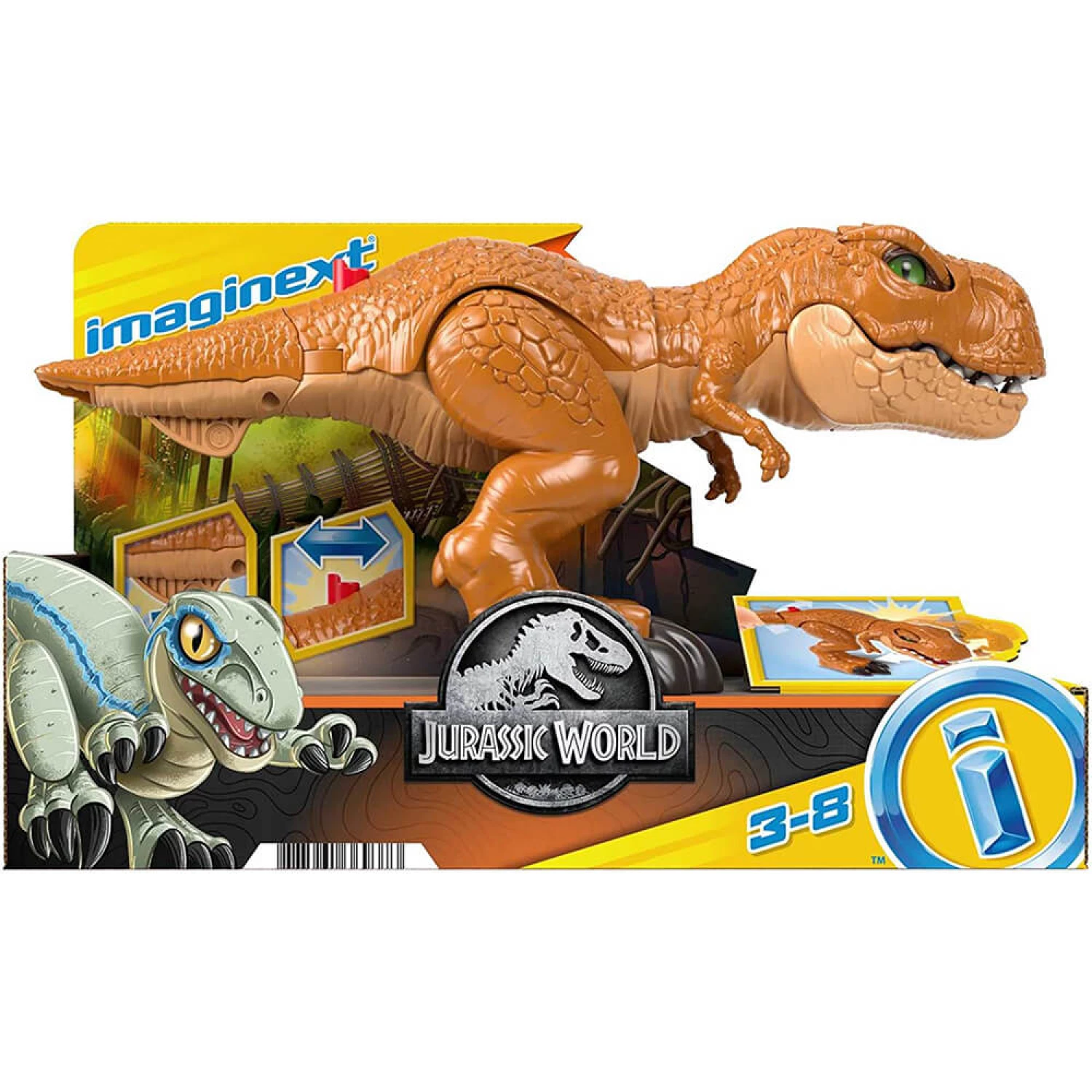 Jurassic World Figura Thrashin Action TRex Dinosaur HFC04