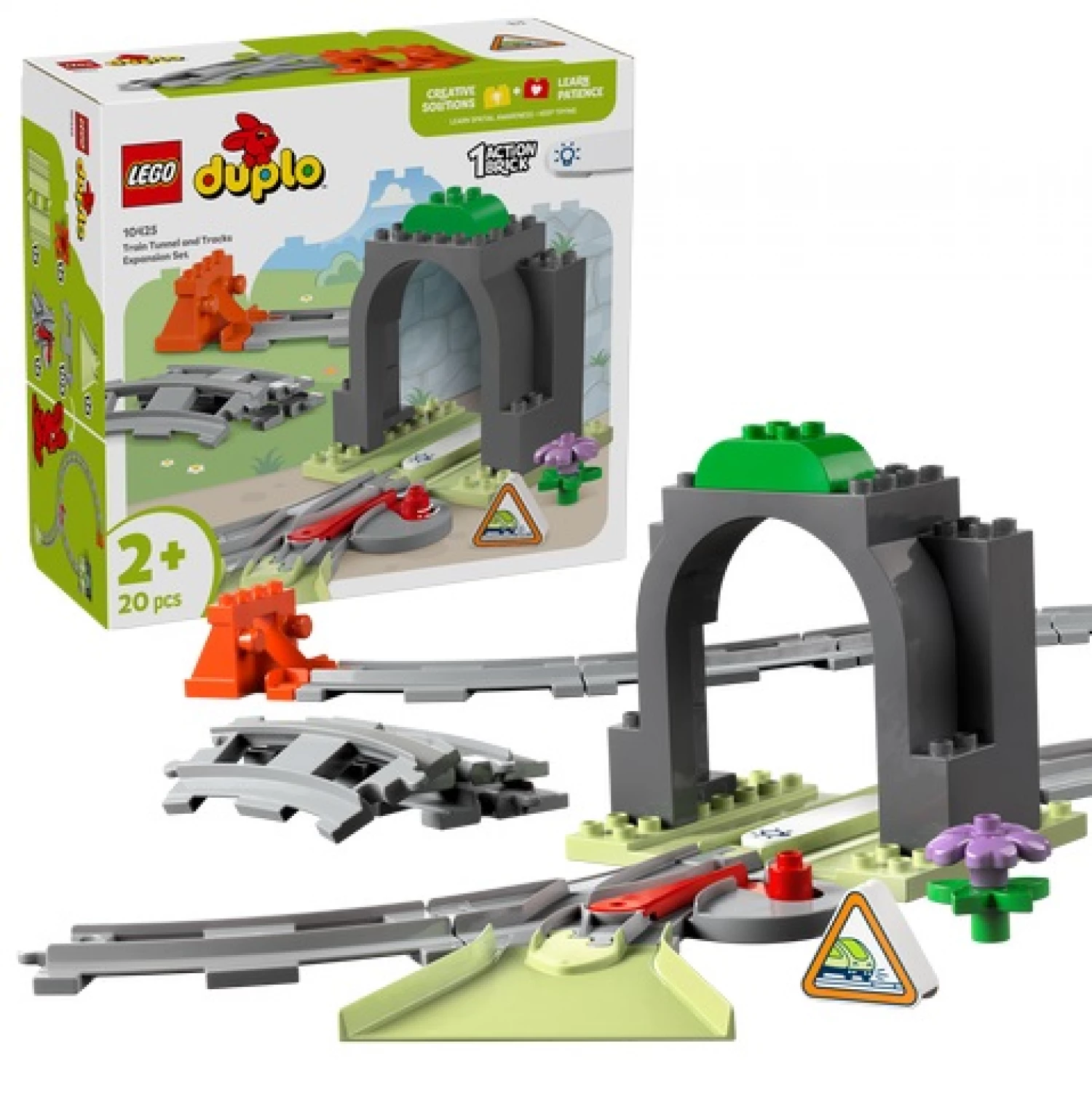 LEGO DUPLO TOWN TRAIN TUNNEL AND TRACKS EXPANSION SET LE10425