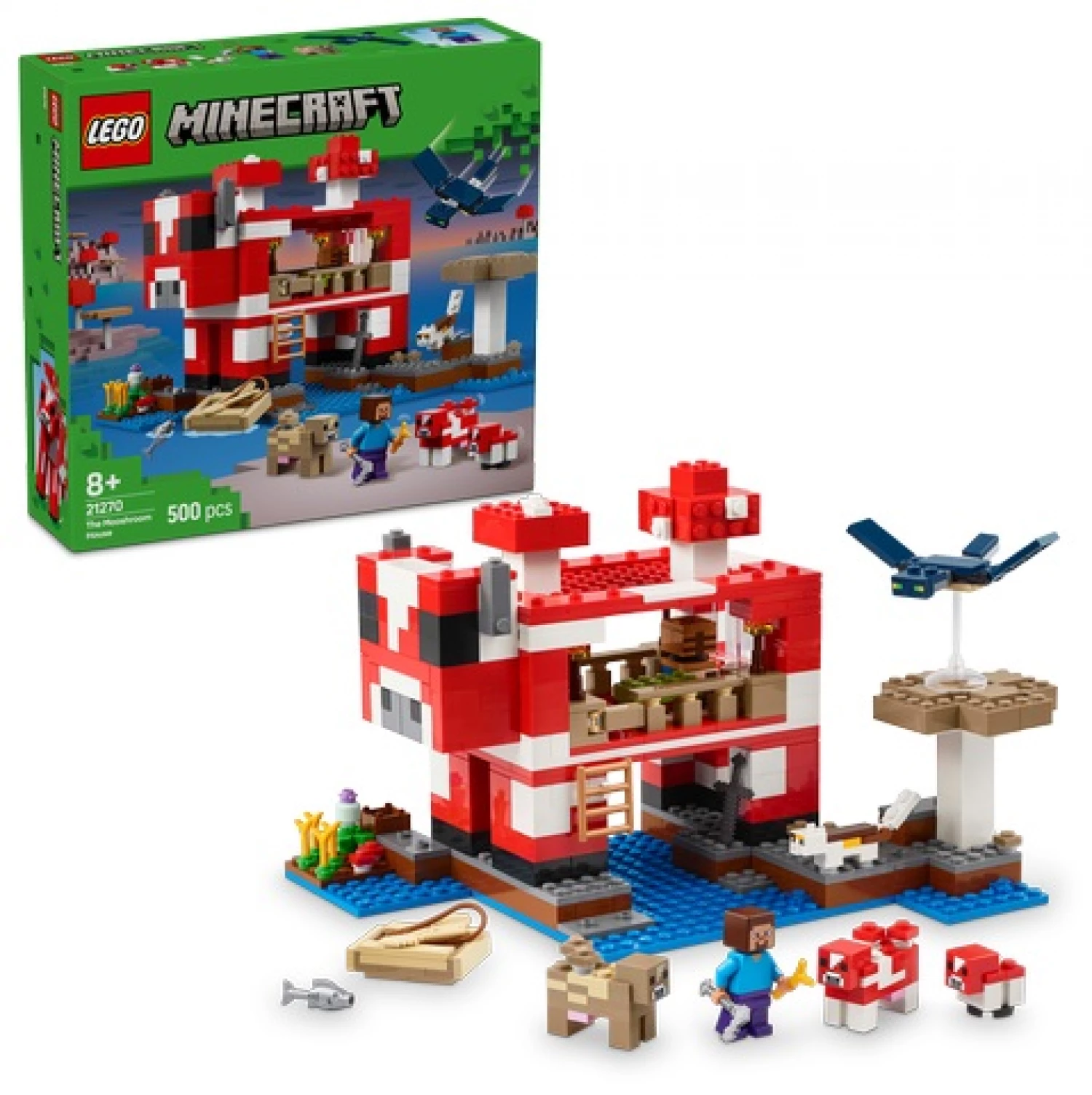 LEGO MINECRAFT THE MOOSHROOM HOUSE