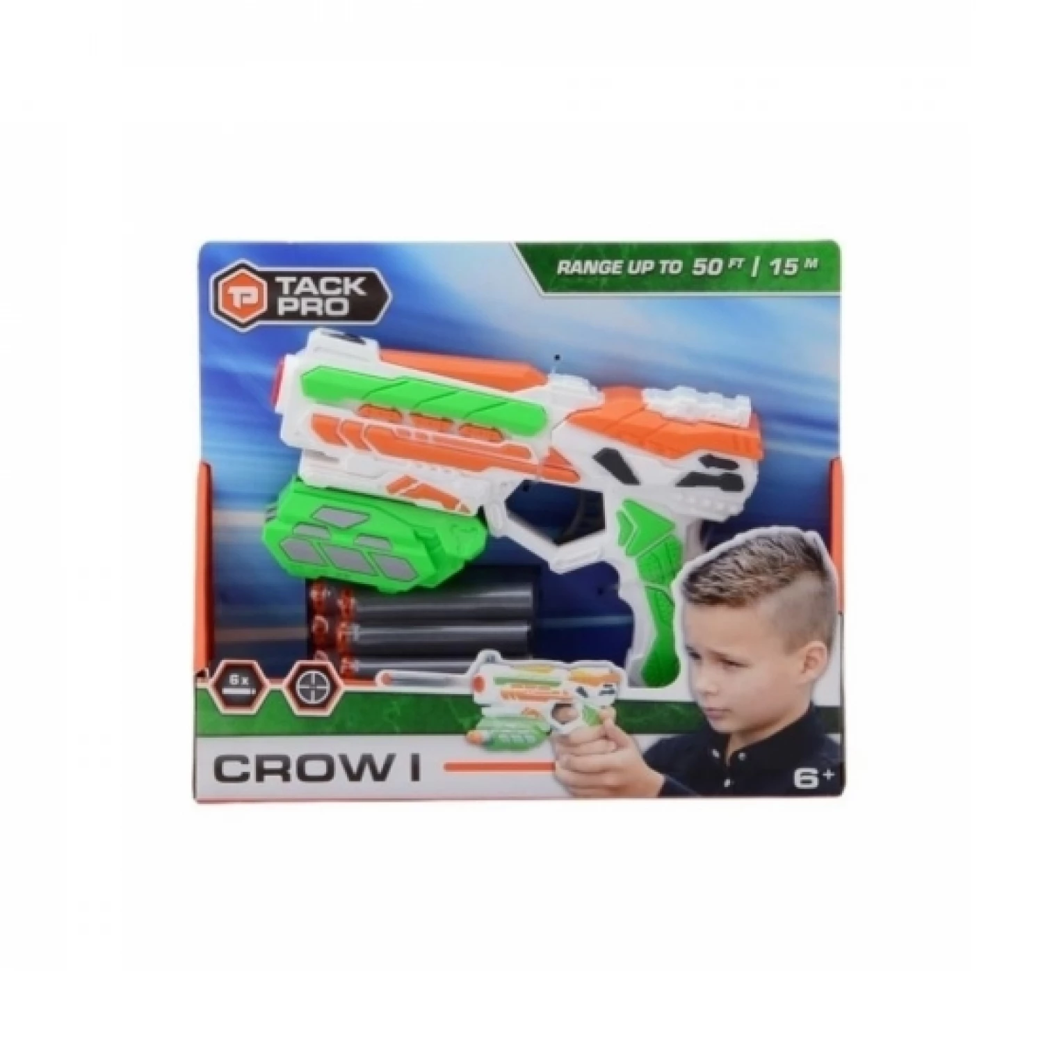 TACK PRO CROWN I PISTOLJ 18CM SA 6 SUNDJERASTIH METAKA