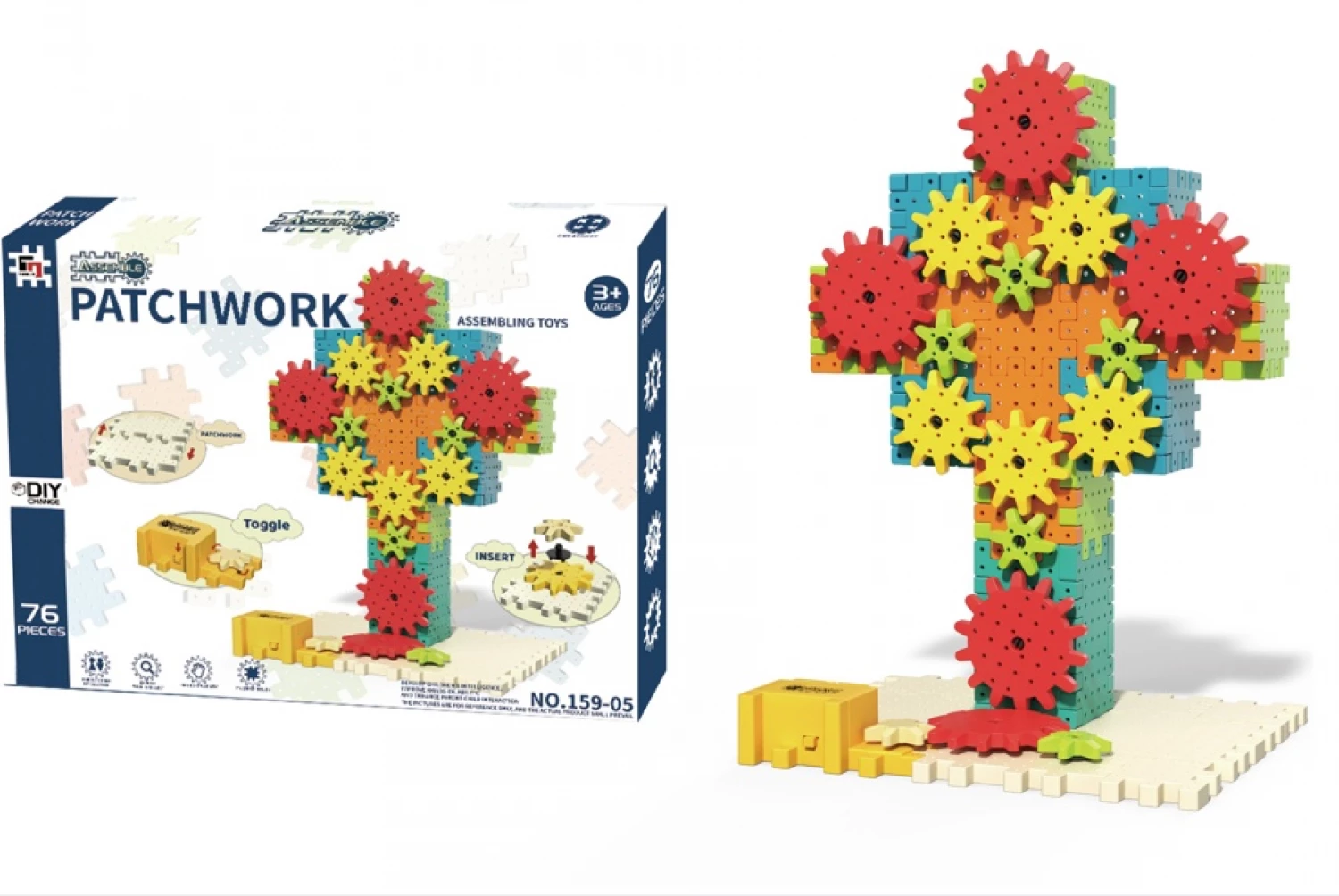 Edukativna igra Mehanizam 76pcs 159-05