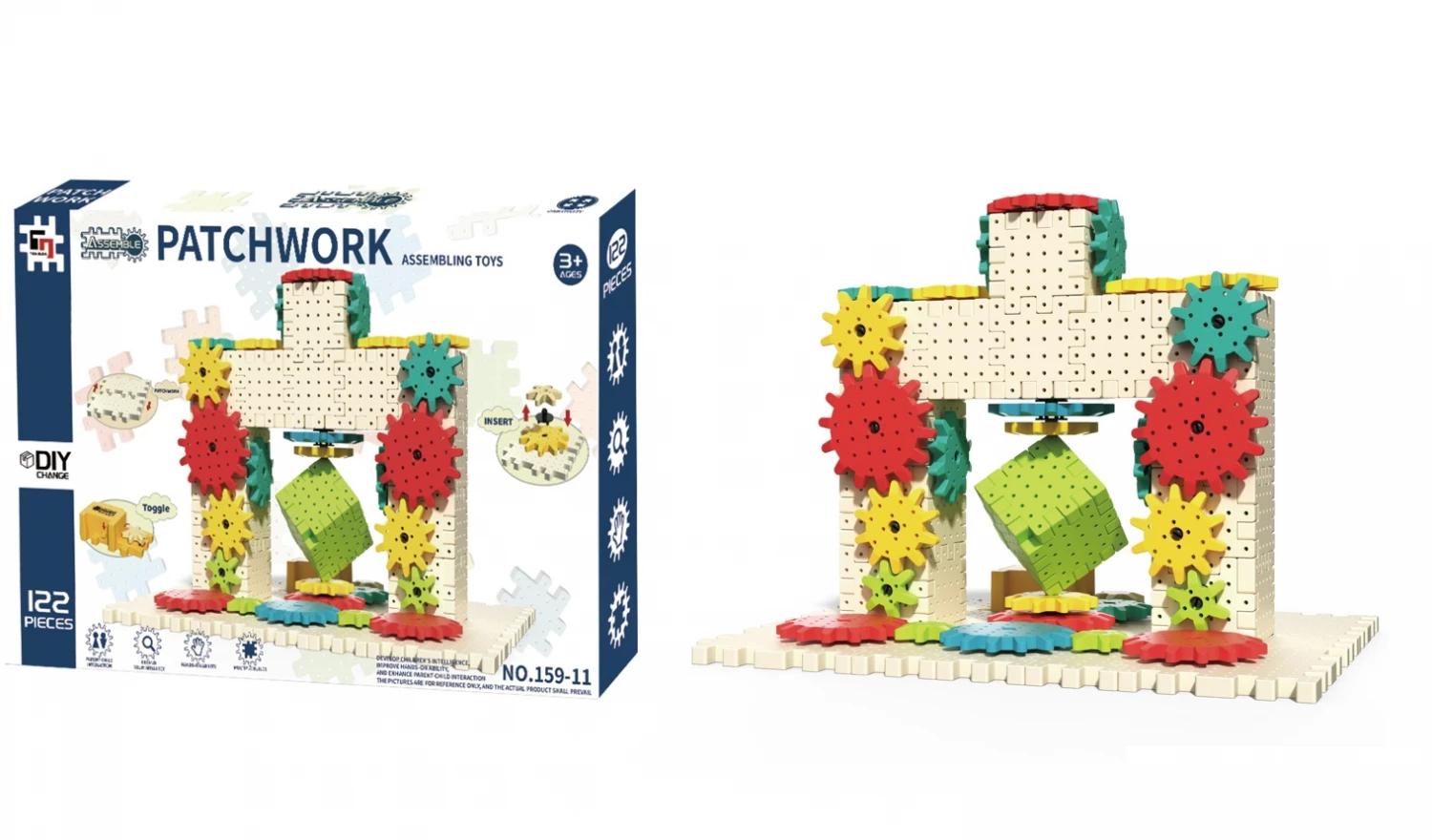 Edukativna igra Mehanizam 122pcs 159-11